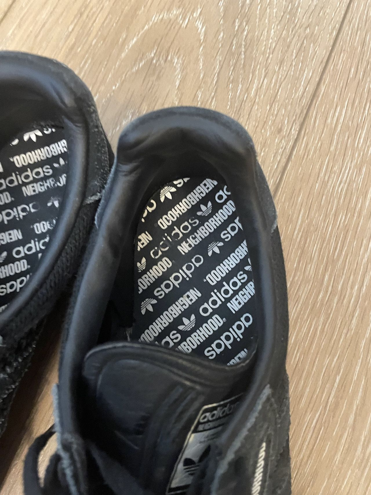 Adidas × Neighborhood Adidas X Neighborhood Gazelle Super PrimeKnit Triple Black Size US 5.5 / EU 38 - 2 Thumbnail