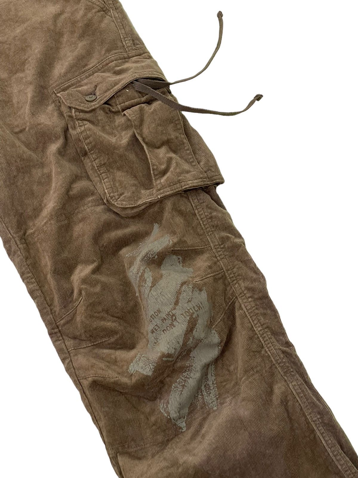 Japanese Brand Wide Cargo Sunny Cloud Corduroy Loose 6🟦8 Size US 31 - 7 Thumbnail