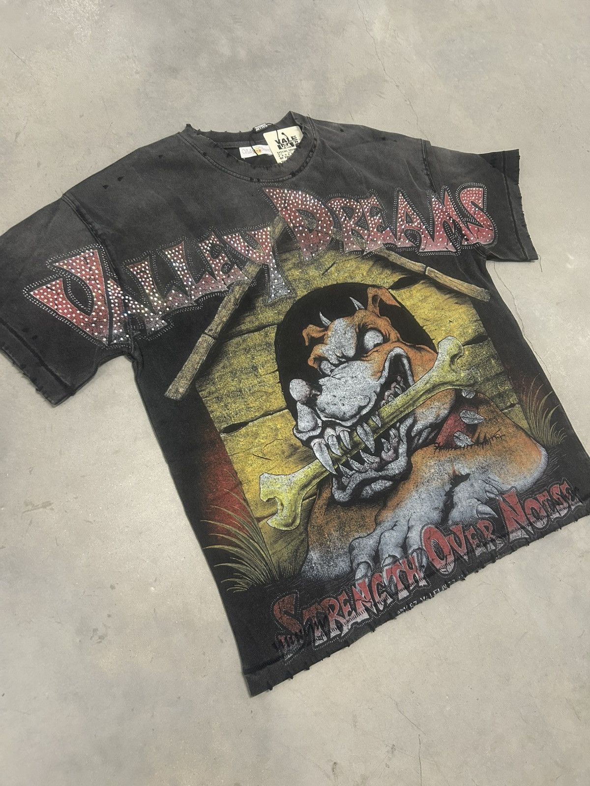 Vale Vale Forever Valley Dreams Black Doghouse Bling Tee Small Size US S / EU 44-46 / 1 - 2 Thumbnail