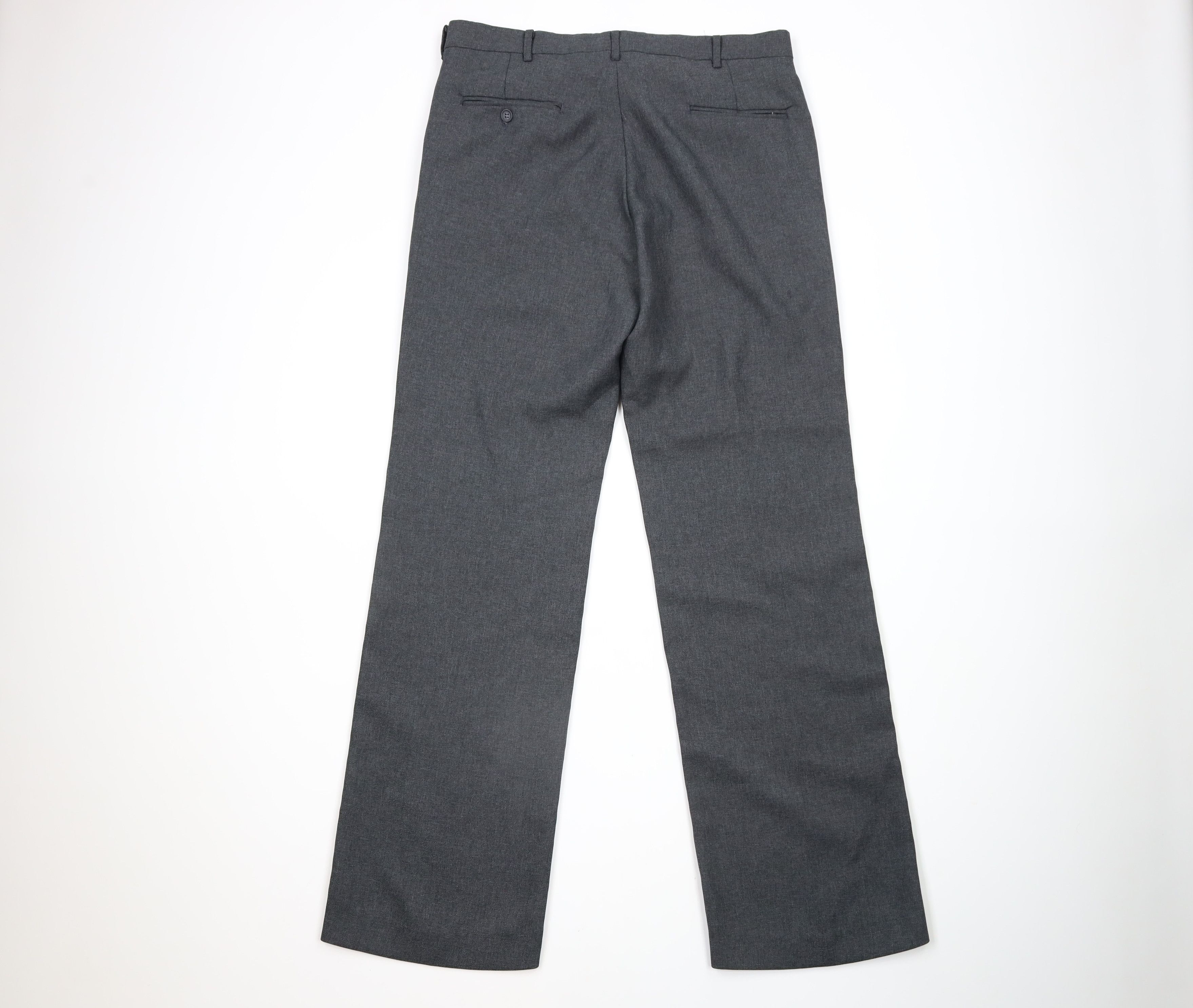 Vintage Vintage 70s Streetwear Bell Bottoms Pants Trousers Gray USA Size US 34 / EU 50 - 7 Thumbnail