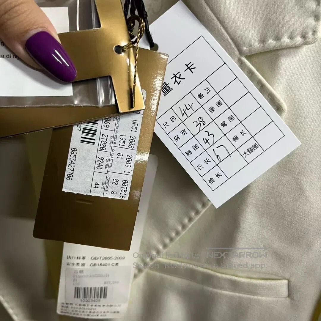 Gucci Guicci interior lined with printed patterns; stylish, casu Size 44R - 3 Thumbnail