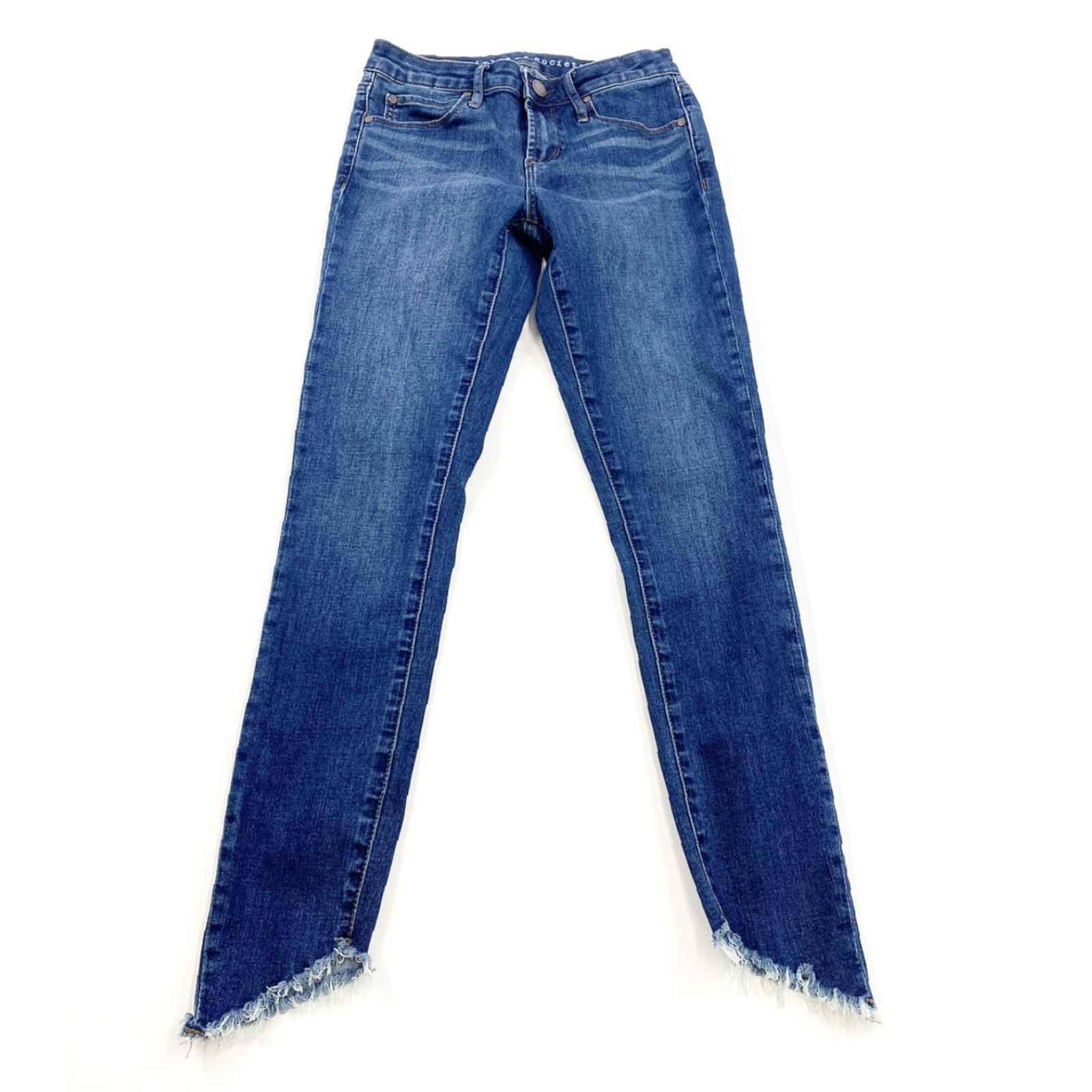 Vintage Articles Of Society Skinny Blue Jeans Woman 24 Regular Fringe User: Articles Of Society Skinny Blue Jeans Woman 24 Regular Fringe Size 42" / US 20 - 2 Thumbnail