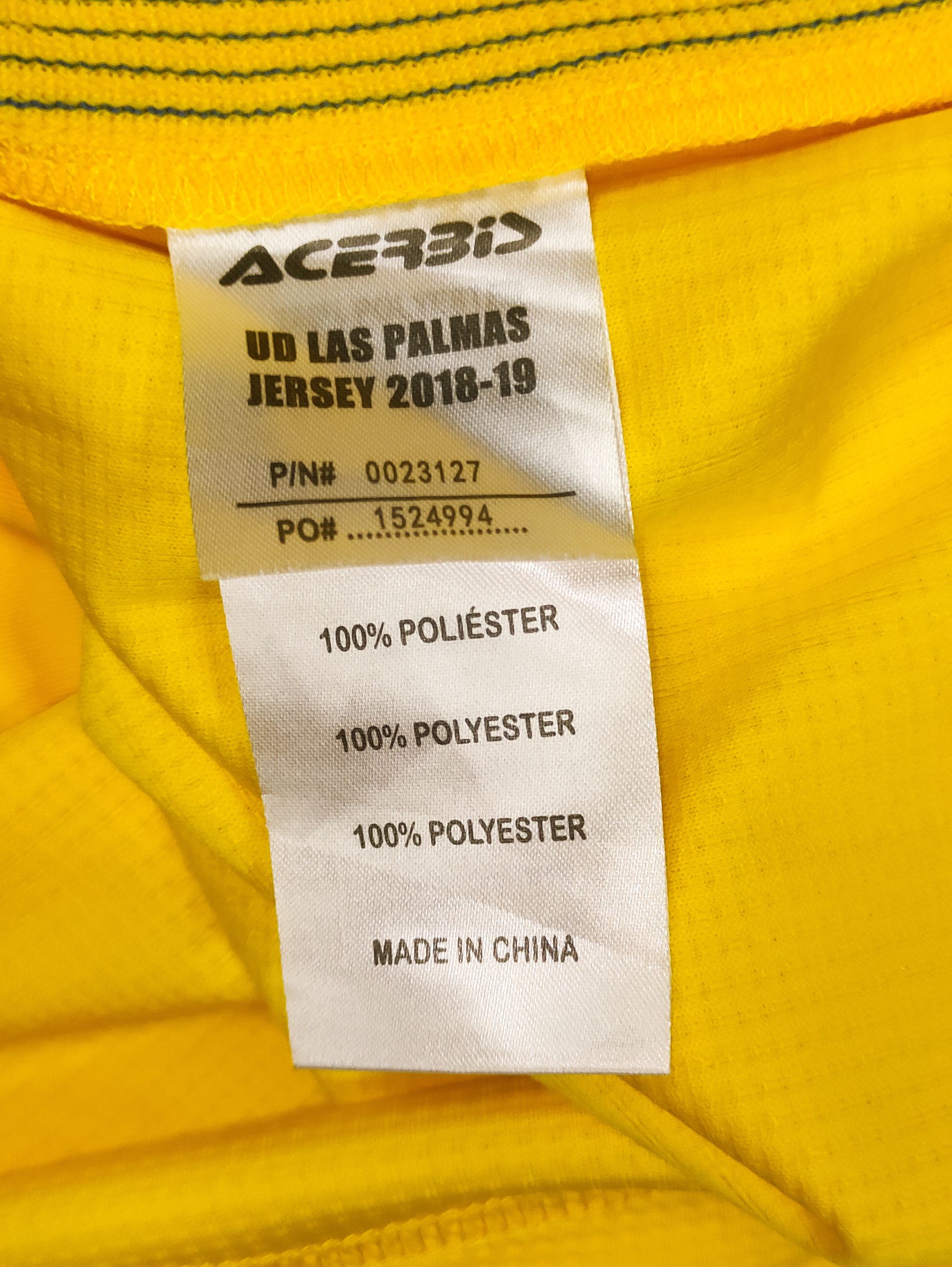 Other UD Las Palmas 2018 2019 Acerbis Home Shirt Size US L / EU 52-54 / 3 - 6 Thumbnail