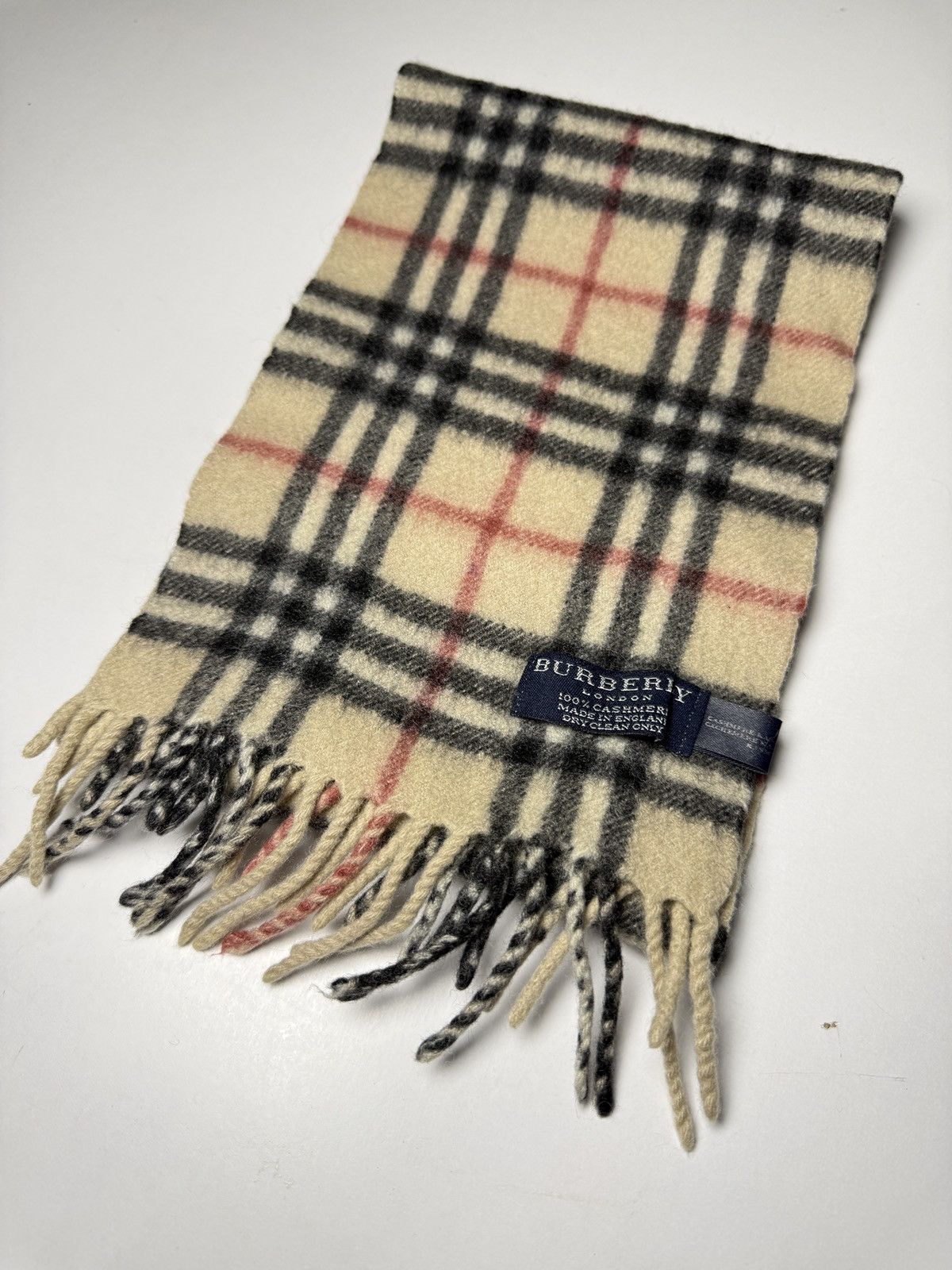 Burberry burberry cashmere nova check camel scarf Size ONE SIZE - 5 Thumbnail