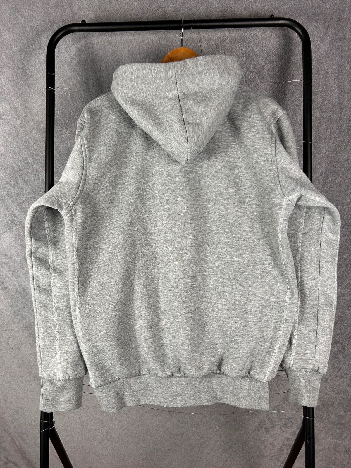 Vintage Die Adler Mannheim grey zip hoodieb ig logo spellout Size US M / EU 48-50 / 2 - 2 Thumbnail