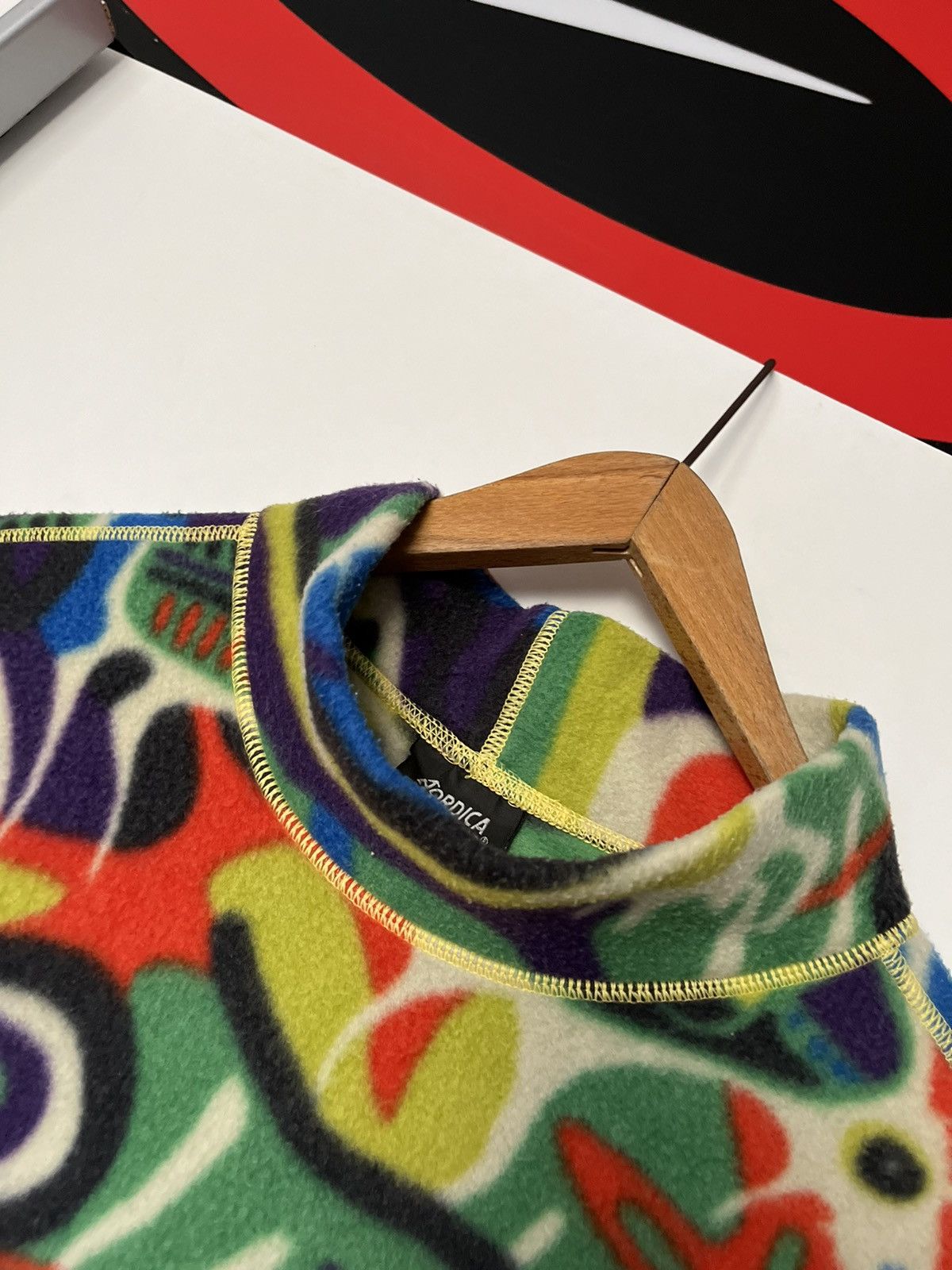 Japanese Brand × Vintage Vintage 90’s Abstract Polar Jacket Nordica Made In EU Unique Size US L / EU 52-54 / 3 - 5 Thumbnail