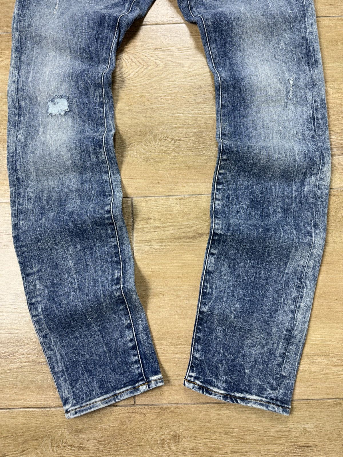 G-Star NEW🏷️ G-Star Raw Deconstructed Super Slim Denim Jeans Size US 34 / EU 50 - 3 Thumbnail