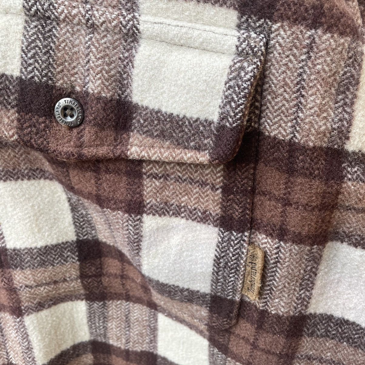 Timberland × Vintage 🔥Timberland Double Pocket Wool Sherpa Heavy Coat Jacket Size US XL / EU 56 / 4 - 6 Thumbnail