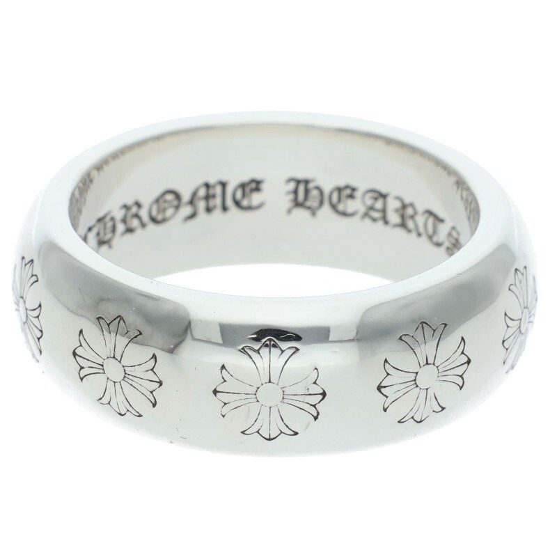 Chrome Hearts Chrome Hearts 10mm Round Silver Ring HJ12 Size ONE SIZE - 1 Thumbnail