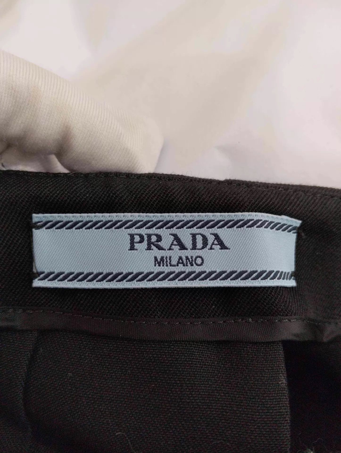 Prada PRADA Triangle Logo Pleated Mini Skirt 36 Size 25" / US 0 / IT 36 - 4 Thumbnail