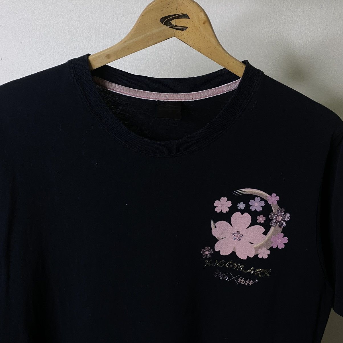 Japanese Brand Kissmark Sakura Blooms Ed Hardy Karakuri Tamashii Style Tee Size US L / EU 52-54 / 3 - 10 Thumbnail
