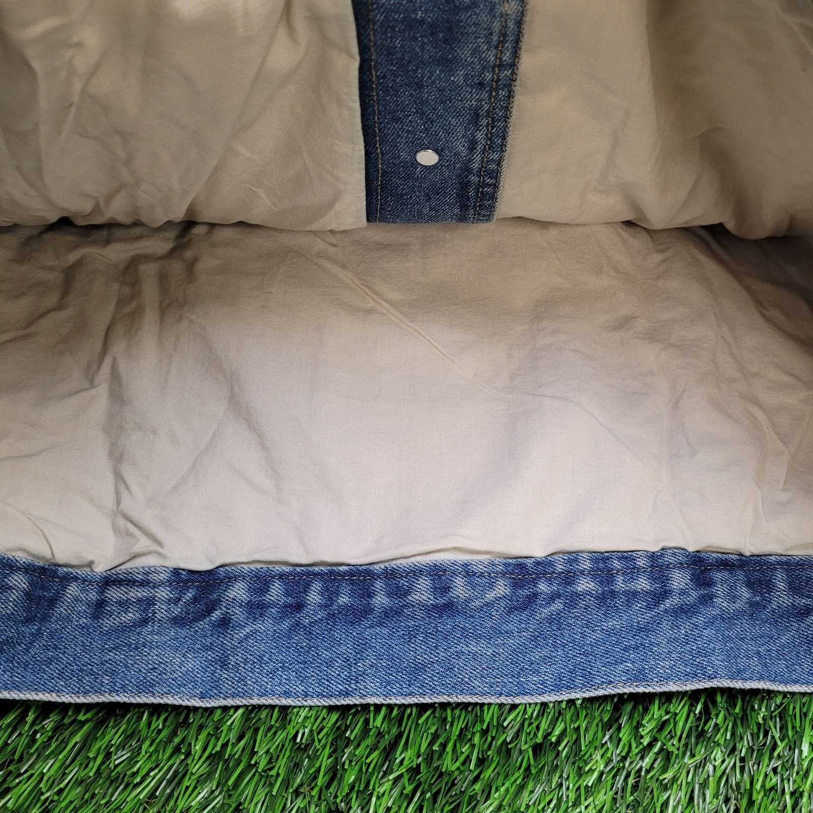 Lee VTG LEE Trucker Denim Jacket Womens L/XL 22x24 Faded Crop Size L / US 10 / IT 46 - 14 Thumbnail
