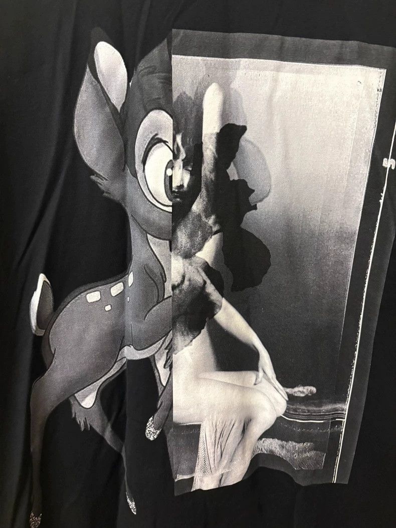 Givenchy Givenchy Black Fawn Short Sleeve T-Shirt 2506-Nextarrow Size US L / EU 52-54 / 3 - 3 Thumbnail