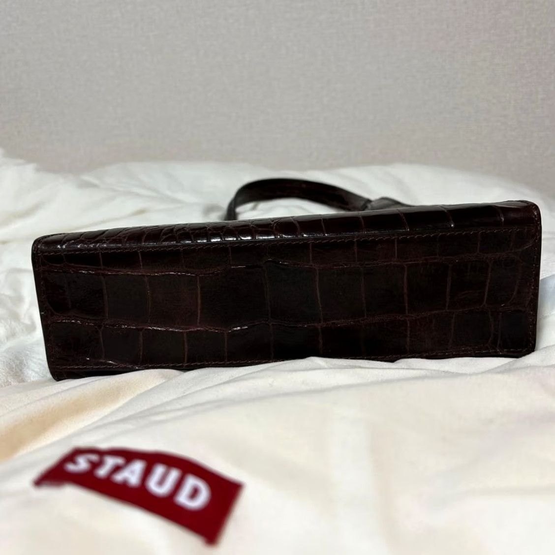 Staud Staud Rey Bag Medium Tote Designer Luxury Limited Editi Rare Women Sold Out All Stores Size ONE SIZE - 5 Thumbnail