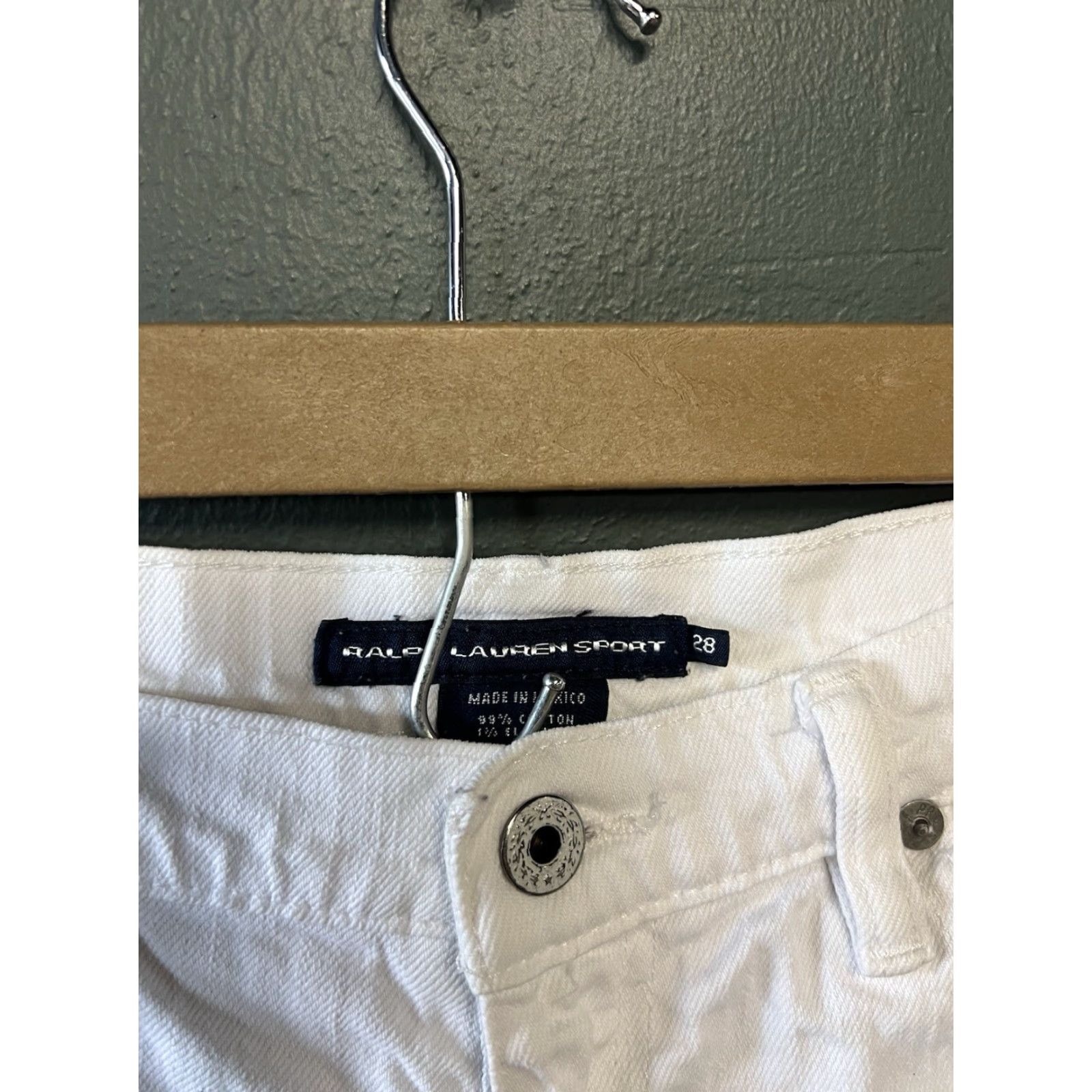 Polo Ralph Lauren Ralph Lauren Sport Womens White Short Shorts Size 28 Chino Sport - 28 White Womens Shorts Ralph Lauren Sport Size 28" / US 6 / IT 42 - 3 Thumbnail