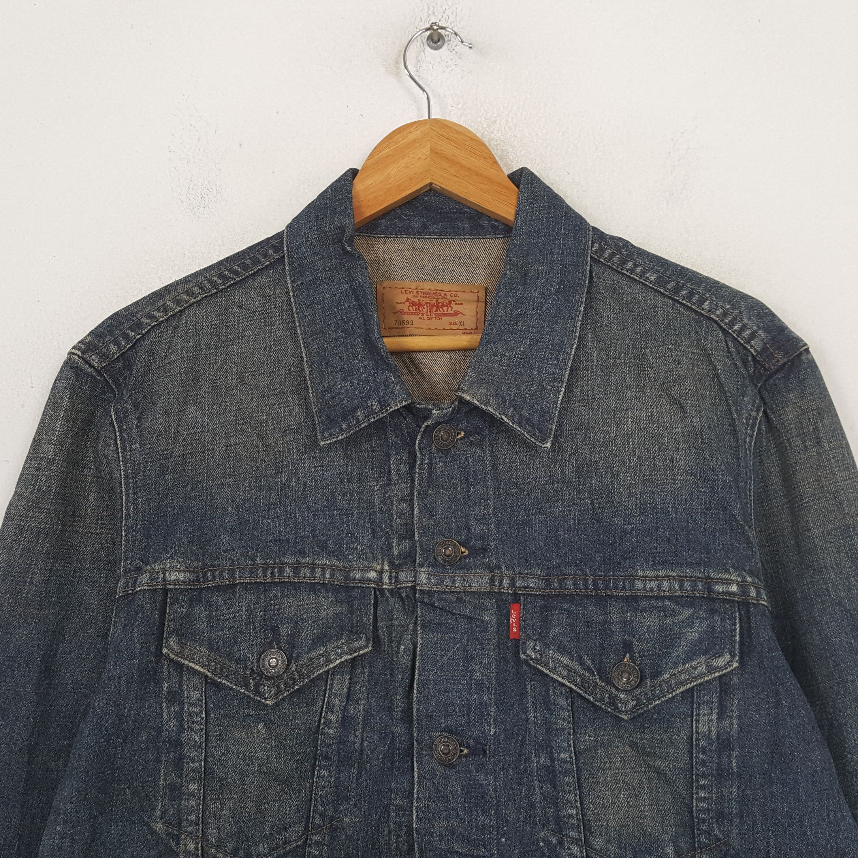 Levi's Vintage Levis 501 American Style Denim Jacket C302N21 Size US M / EU 48-50 / 2 - 2 Thumbnail