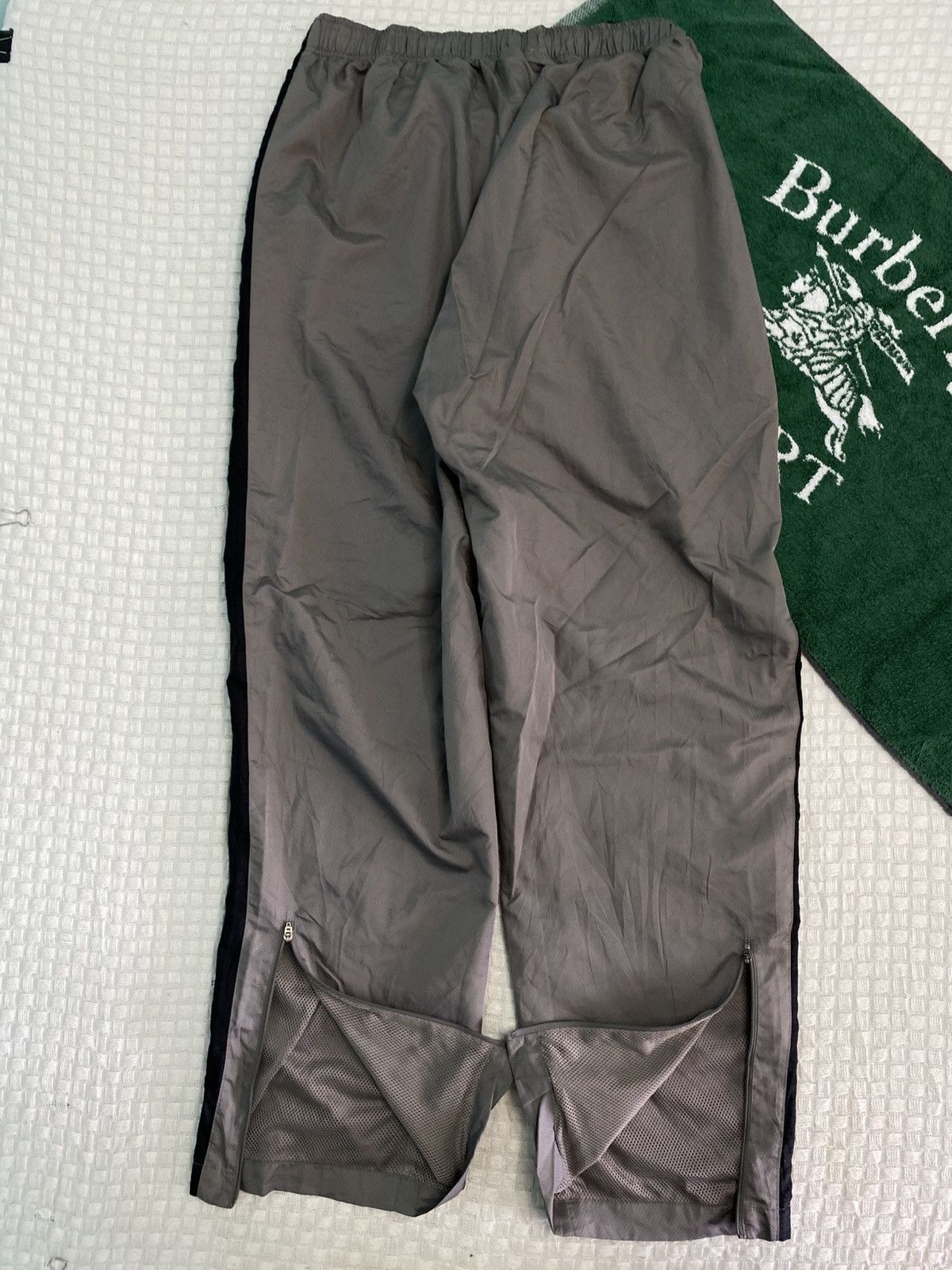 Nike × Playstation × Travis Scott 💥 VINTAGE NIKE 90S BAGGY WIDE LEG SWOOSH TRACK PANTS Y2K Size US 36 / EU 52 - 10 Thumbnail