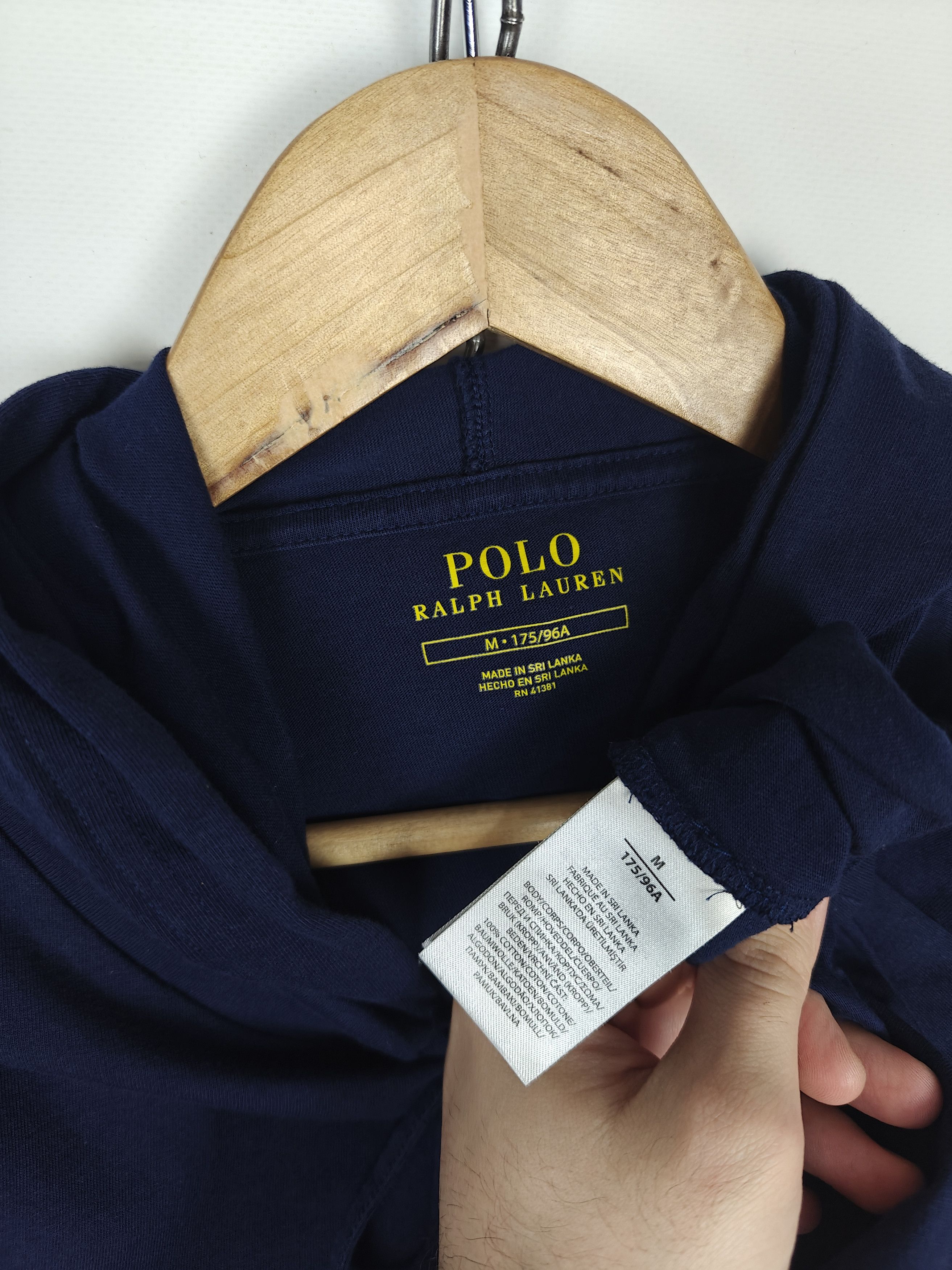 Polo Ralph Lauren Polo Ralph Lauren Light Hoodie Longsleeve Blue size M Size US M / EU 48-50 / 2 - 8 Thumbnail