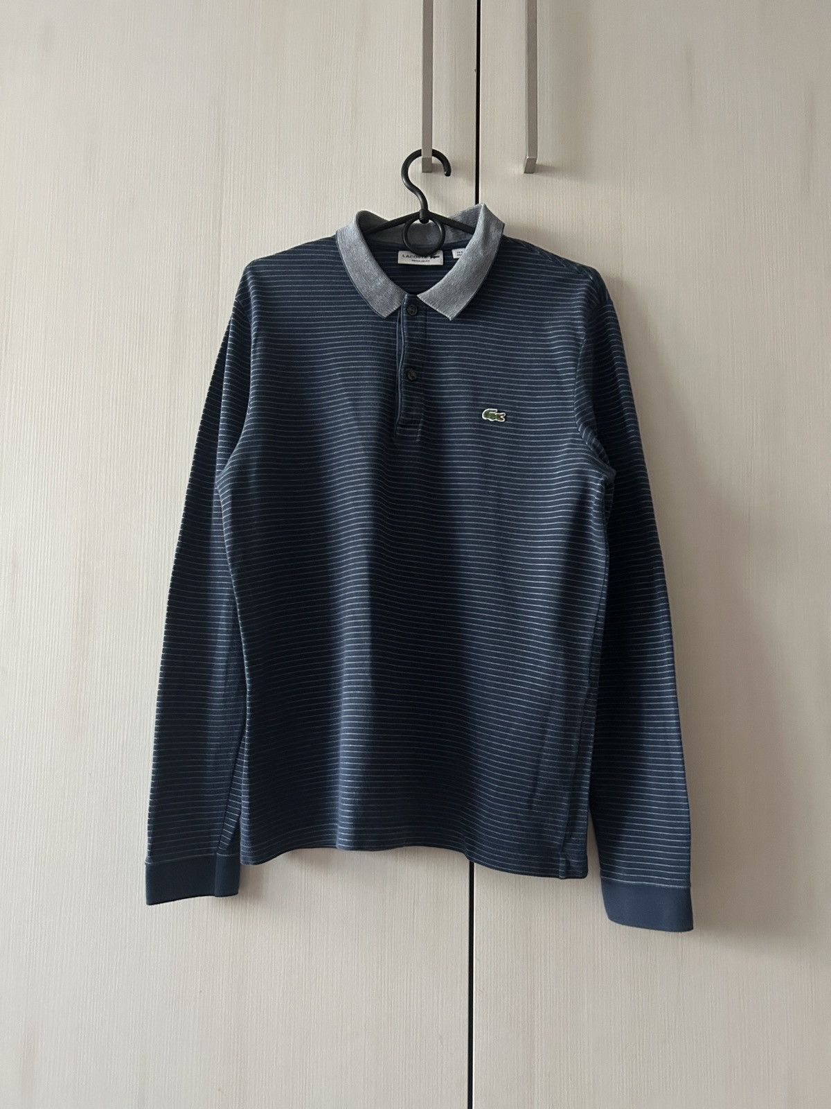 Lacoste Lacoste stripped long-sleeved mens old money Size US M / EU 48-50 / 2 - 1 Thumbnail