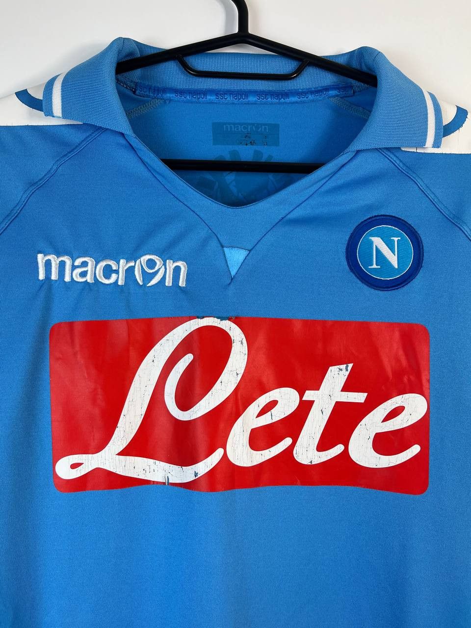 Macron NAPOLI 2012 2013 HOME SHIRT MACRON LETE JERSEY #87 SIZE M Size US M / EU 48-50 / 2 - 2 Thumbnail