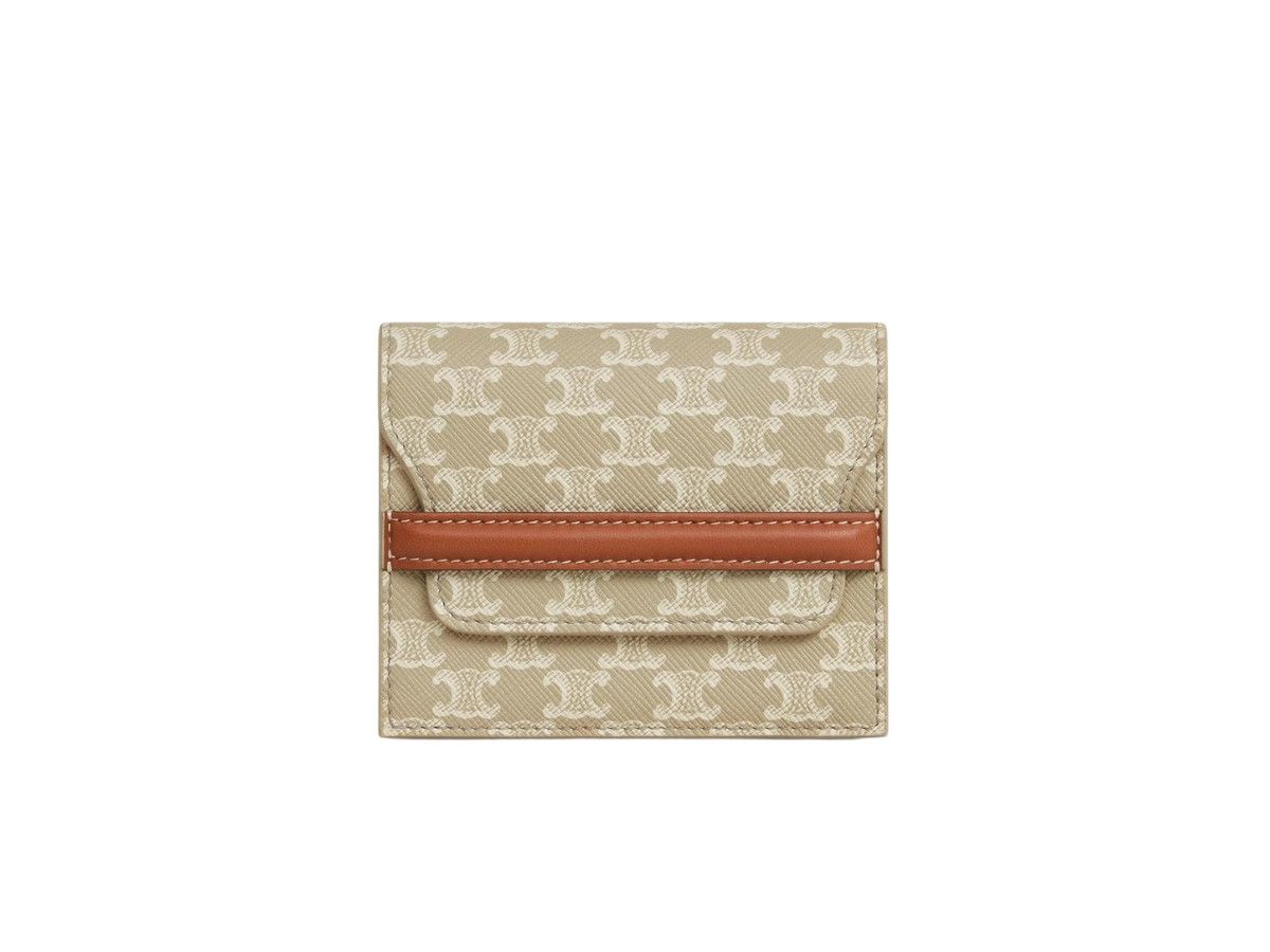 Celine o1bcso1str0725 10E242FI8 Size: OS / Card Holder in Grege Size ONE SIZE - 1 Thumbnail