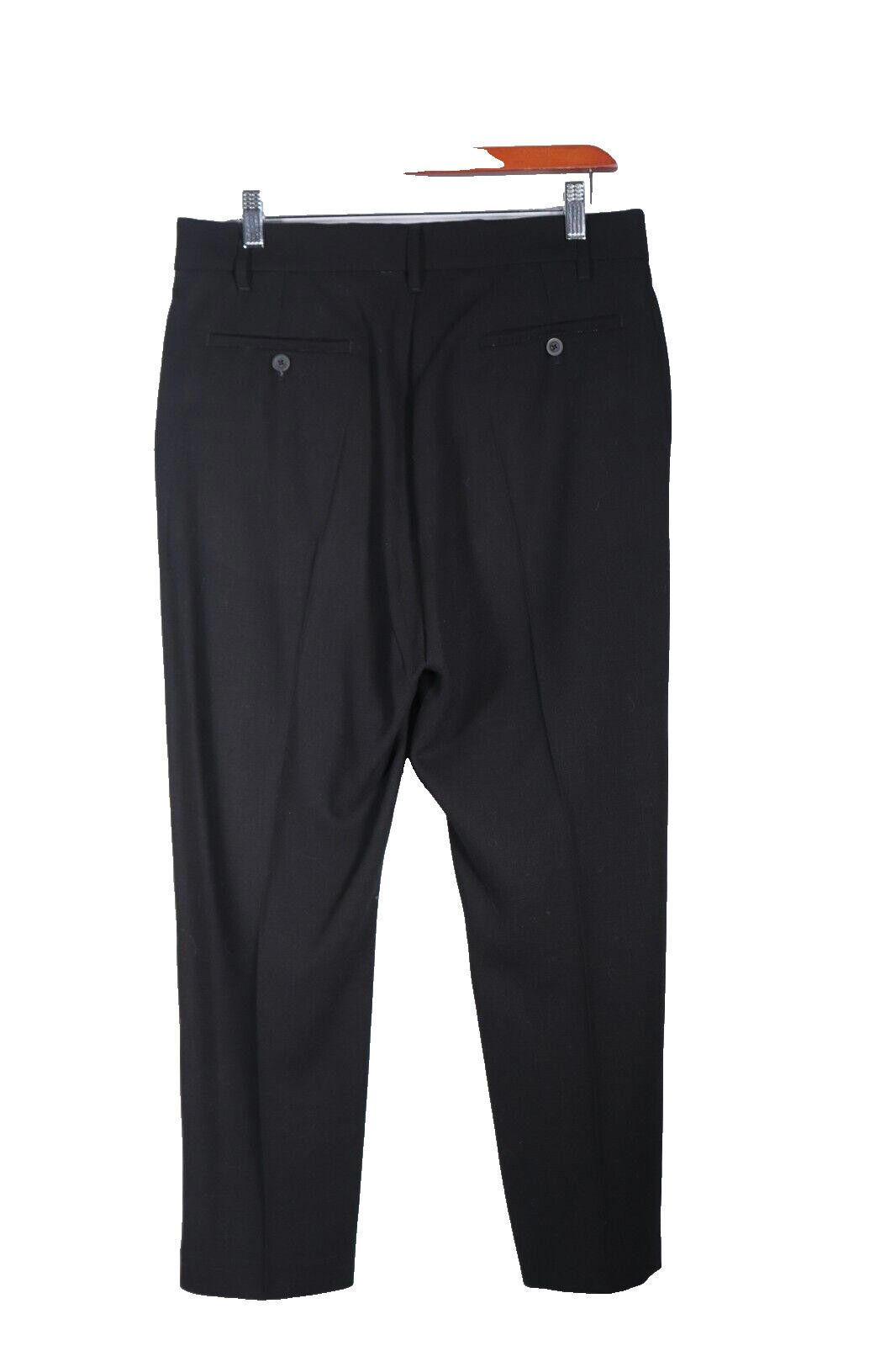 Rick Owens Rick Owens Women's Size 6 Black Cropped Wool Trousers Pants Size 28" / US 6 / IT 42 - 9 Thumbnail