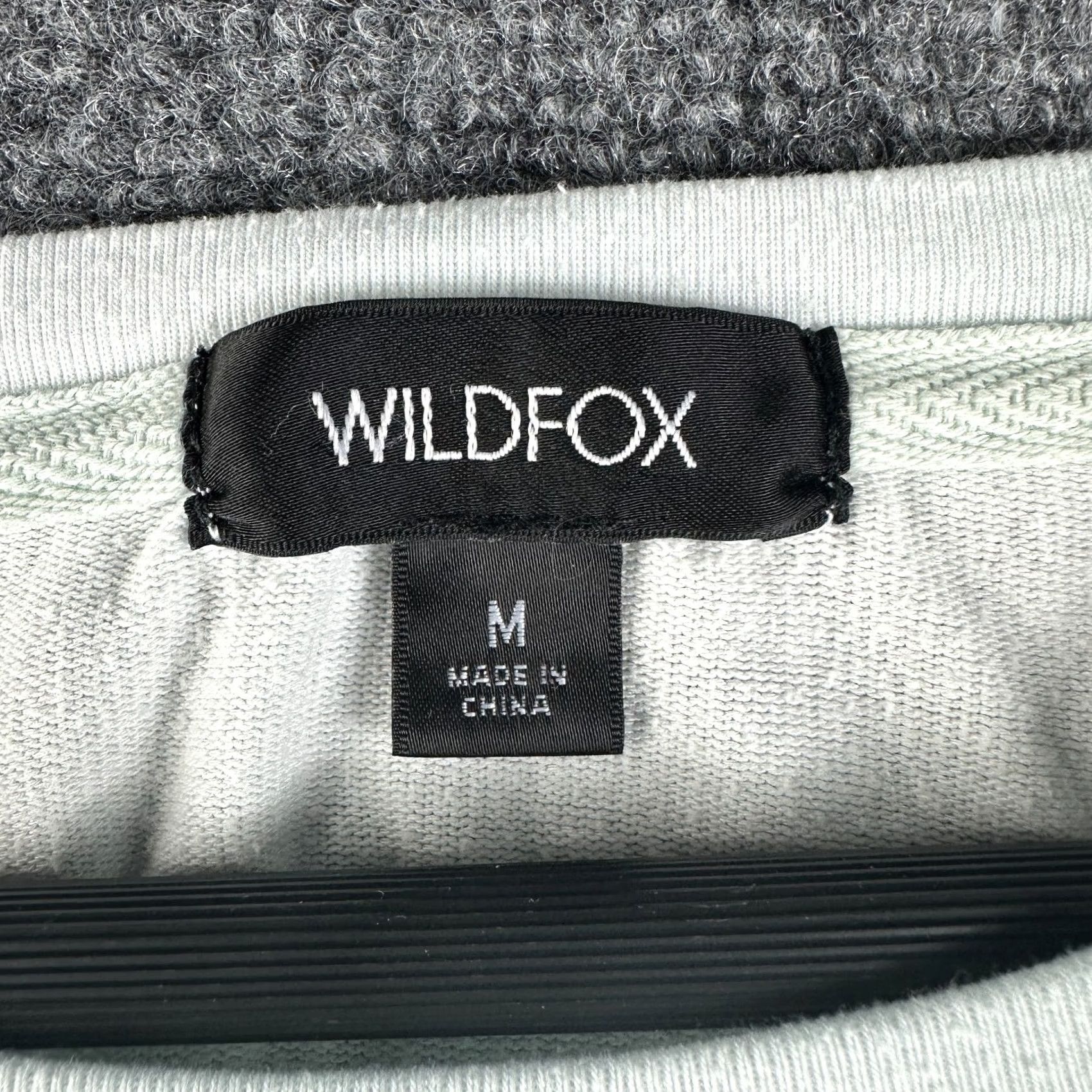 Wildfox Wildfox Sweatshirt Womens M Blue Heart Rib Hem Cuffs Pullover Regular Size M / US 6-8 / IT 42-44 - 4 Thumbnail