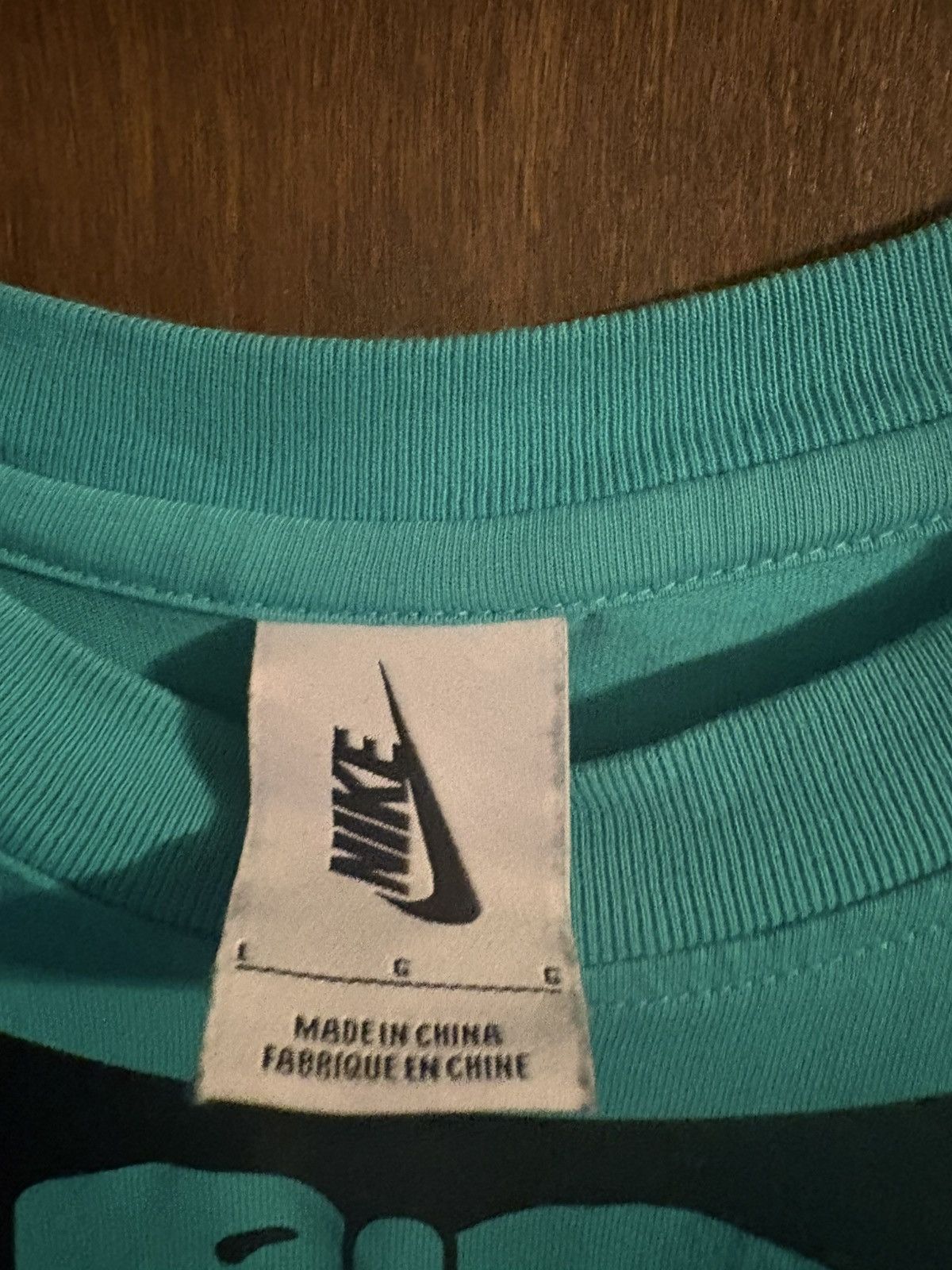 Nike × Off-White Nike x Off White Shirt NRG A6 Large Eagle Teal Blue Size US L / EU 52-54 / 3 - 5 Thumbnail