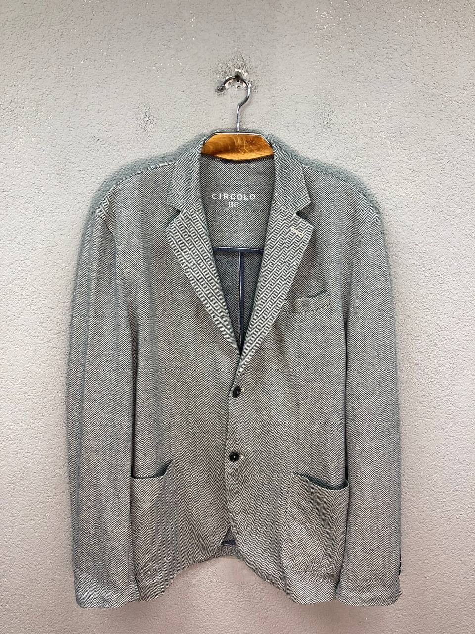 Circolo 1901 Circolo1901 linen mens blazer jacket size 58 / XL Size 54R - 1 Thumbnail