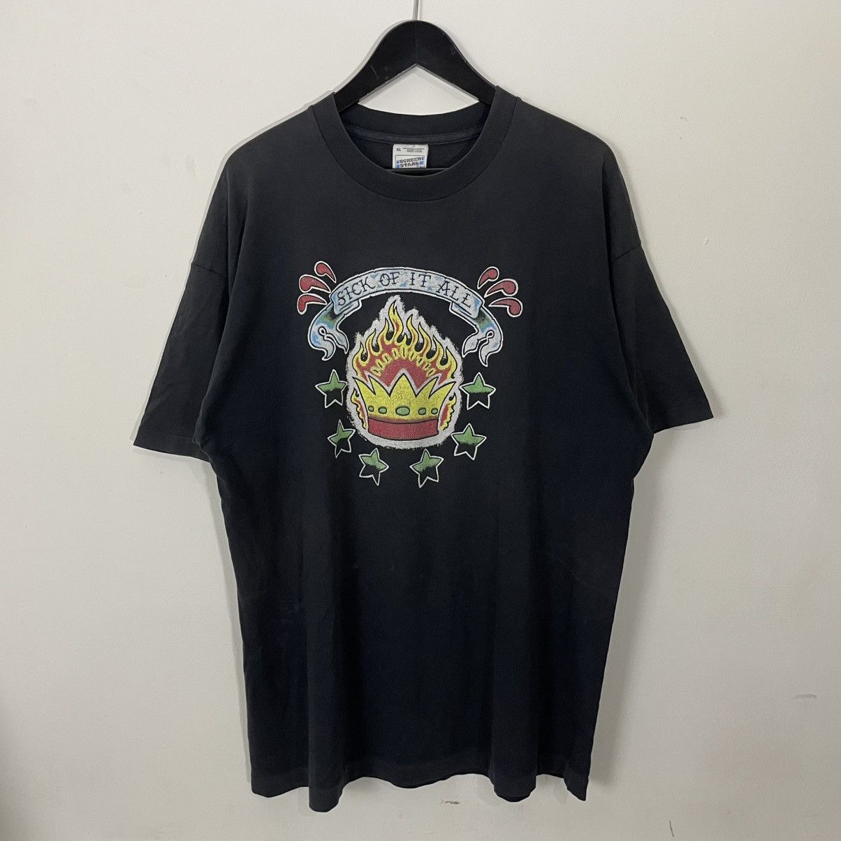 Band Tees × Vintage Vintage sick of it all t shirt Size US XL / EU 56 / 4 - 1 Thumbnail