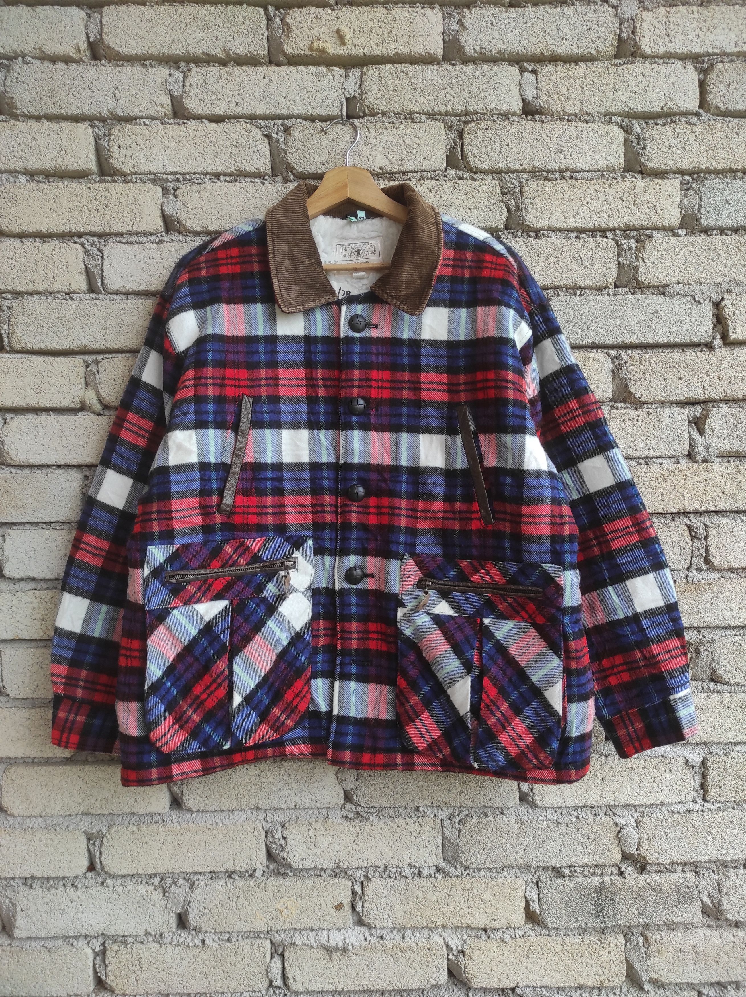 image of Vintage x Workers United Garment Genuine Houston VTG Heavy Jacket Stripe, Men's (Size Medium)