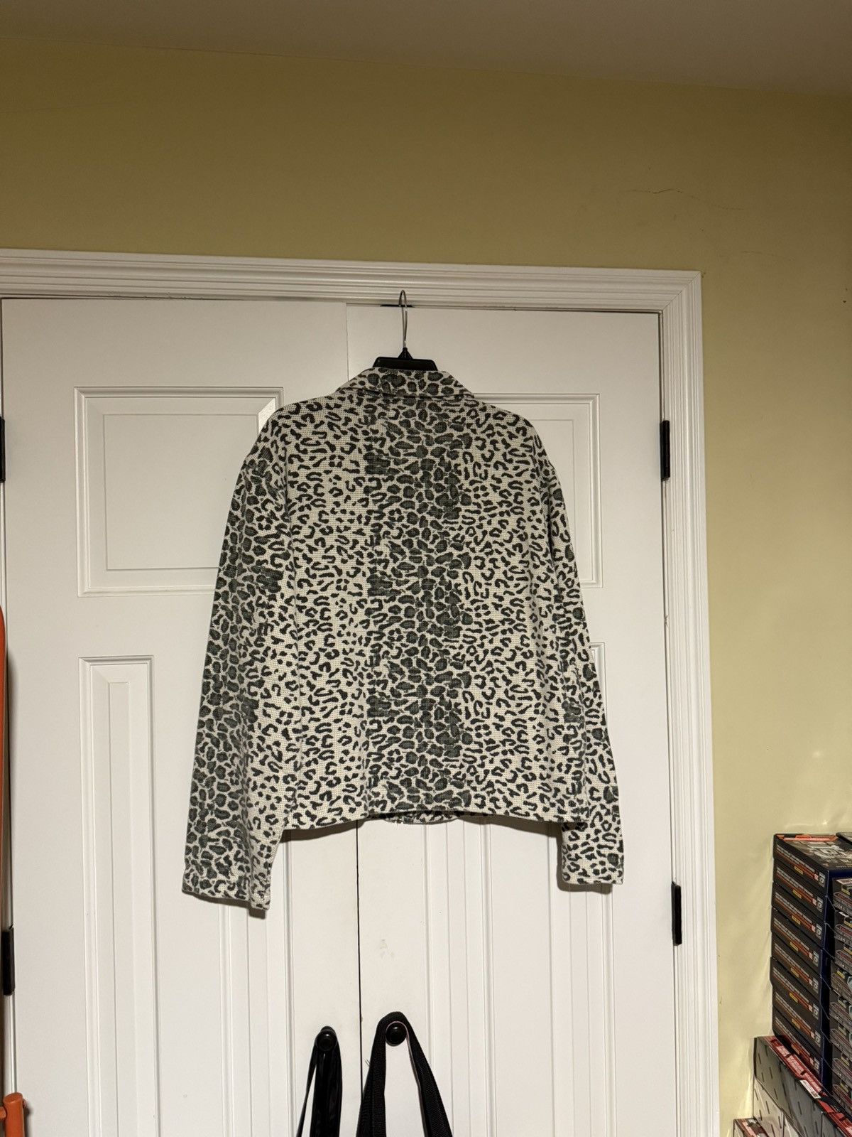 Stussy Stussy Leopard Print Mesh Zip Work Jacket Size US M / EU 48-50 / 2 - 2 Thumbnail