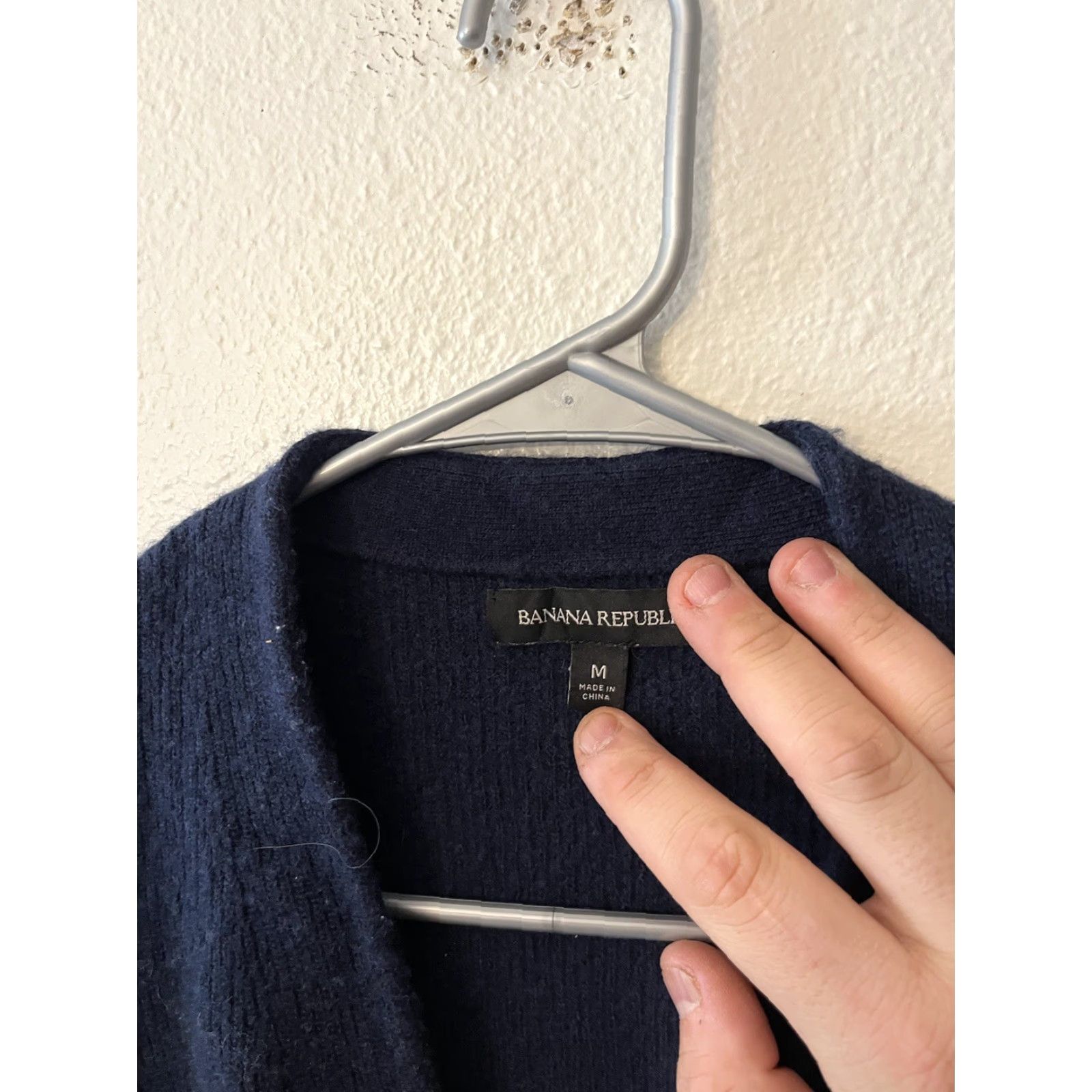 Banana Republic Banana Republic Sweater Cardigan Womens M Blue Belted Wool Cashmere Blend Size M / US 6-8 / IT 42-44 - 2 Thumbnail