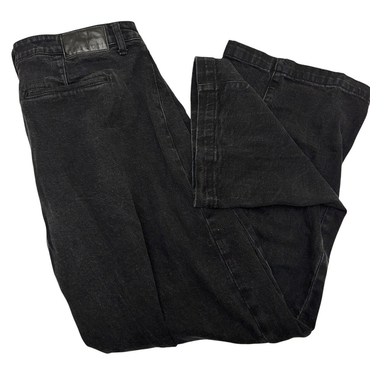 Other Size 14 | ELOQUII Women’s Wide Leg Black Denim Trouser Jeans Size 36" / US 14 / IT 50 - 2 Thumbnail