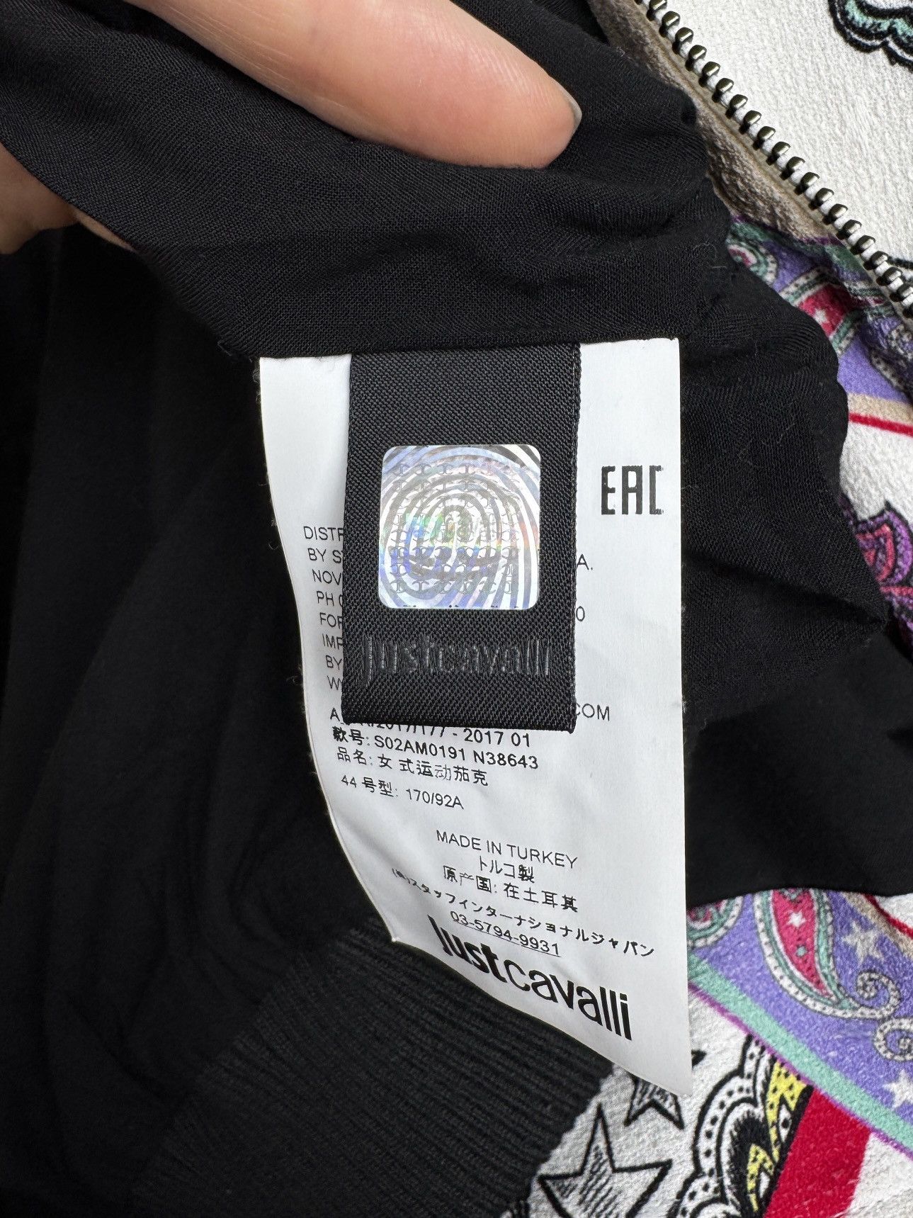 Just Cavalli Just Cavalli Multicoloured Paisley Viscose bomber jacket 44 Size M / US 6-8 / IT 42-44 - 12 Thumbnail