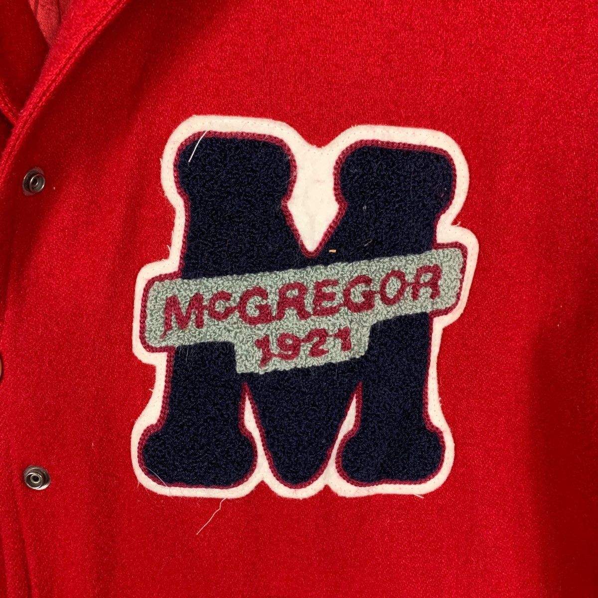 McGregor M’GREGOR Authentic Casualwear Big Logo Wool Jacket #2059-C89 Size US M / EU 48-50 / 2 - 14 Thumbnail