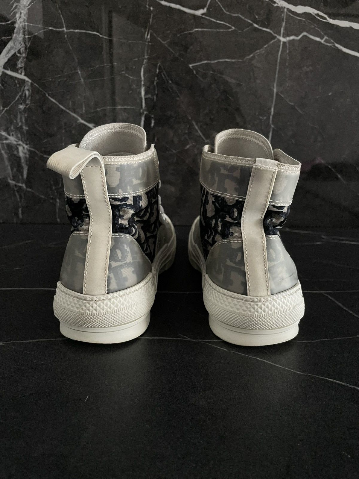 Dior Dior B23 Oblique Technical Canvas High Top Sneakers Size US 9 / IT 39 - 6 Thumbnail