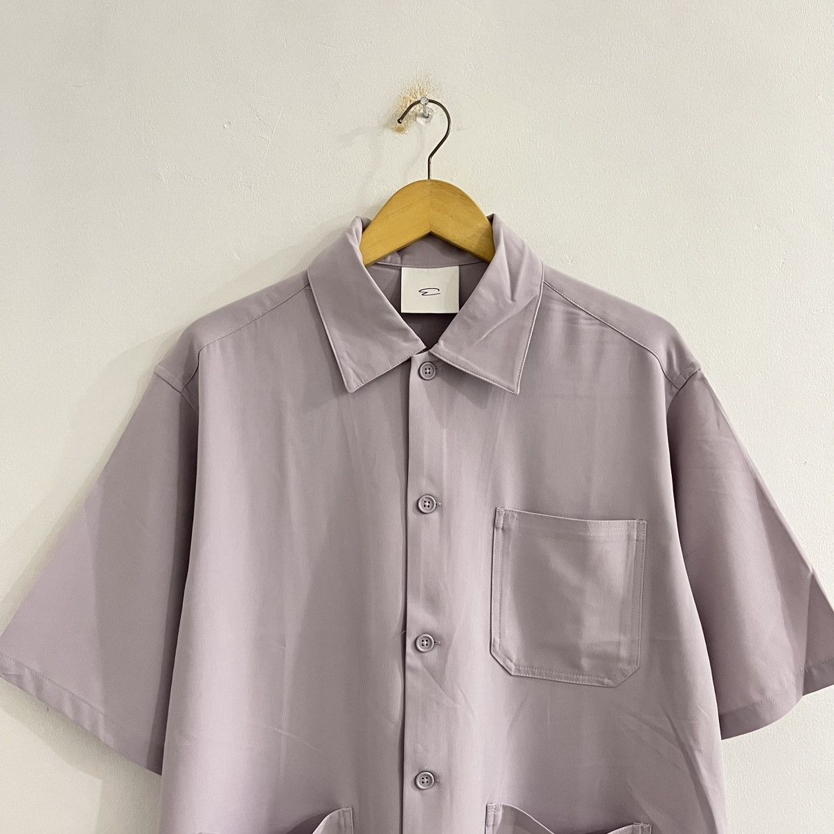 Issey Miyake × Japanese Brand E Logo Mono Mart City Boy Oversize Shirt - JUN25 Size US M / EU 48-50 / 2 - 2 Thumbnail