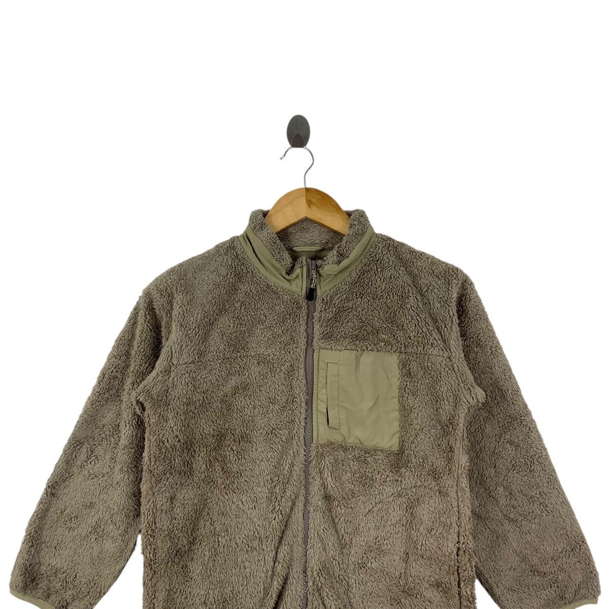 Global Work GLOBAL WORK JAPAN Retro X Pocket Sherpa Fleece Bomber Jacket Size S / US 4 / IT 40 - 2 Thumbnail