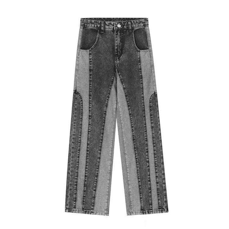 Denime × Vintage Kanye Y2K Streetwear Washed Baggy Stacked Jeans Pants Size US 31 - 4 Thumbnail