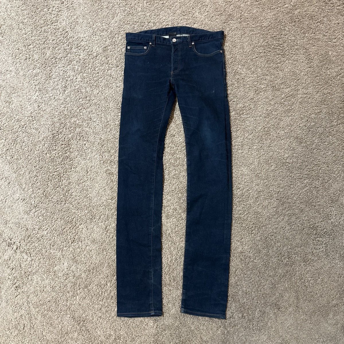 Dior Hedi Slimane Era Dior Homme Denim Jeans Size US 33 - 2 Thumbnail