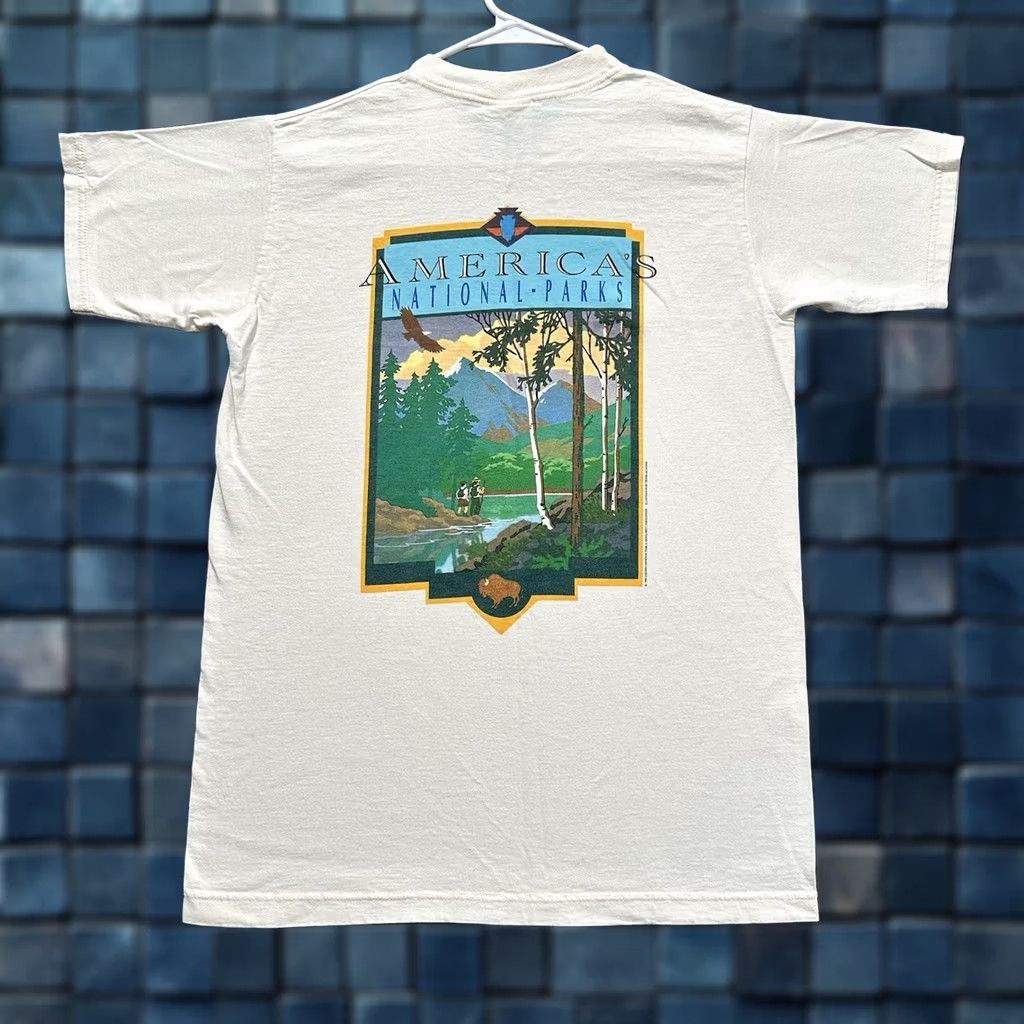 Vintage VINTAGE Vicksburg Mississippi National Military Park T Shirt Men Medium Eastern National Military Size US M / EU 48-50 / 2 - 1 Thumbnail