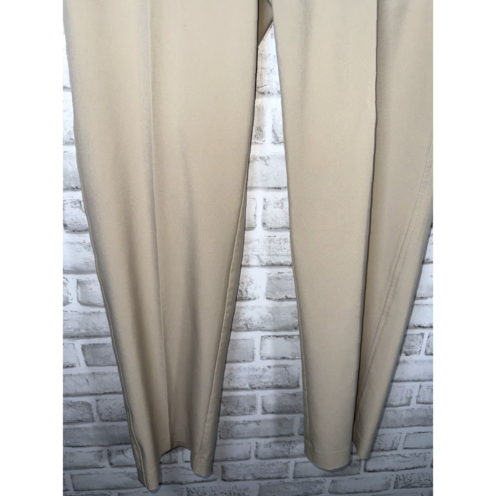 Footjoy FootJoy Pants Golf 34x34 Mens Regular Khaki Beige 5-Pocket Lightweight Stretch Logo Flat Front Modern Preppy Golfing Size US 34 / EU 50 - 4 Thumbnail