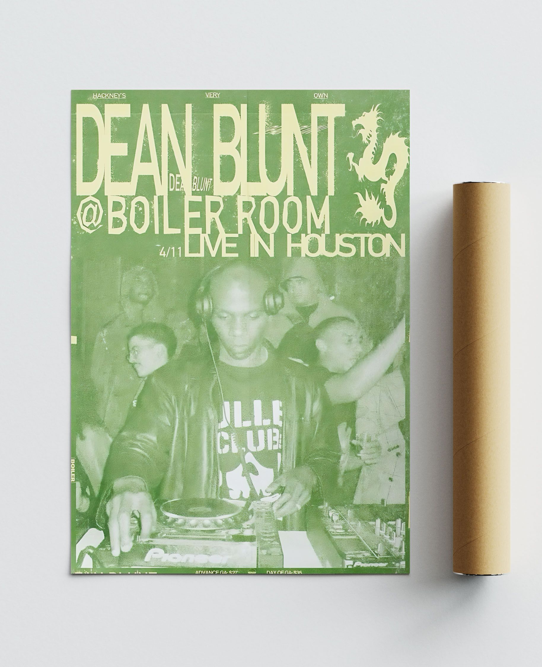 Band Tees Dean Blunt Poster Gift Vintage Merch Art Music Print Size ONE SIZE - 3 Thumbnail