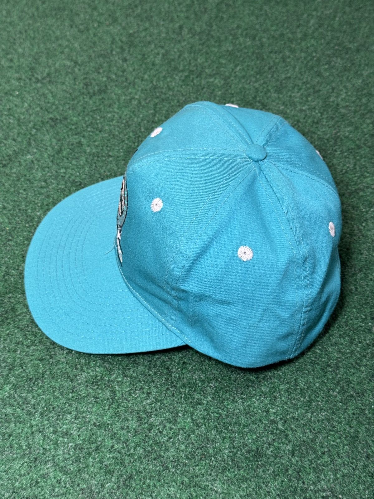 MLB Vintage 90s Miami Marlins Florida Retro Snapback Cap Hat Size ONE SIZE - 4 Thumbnail