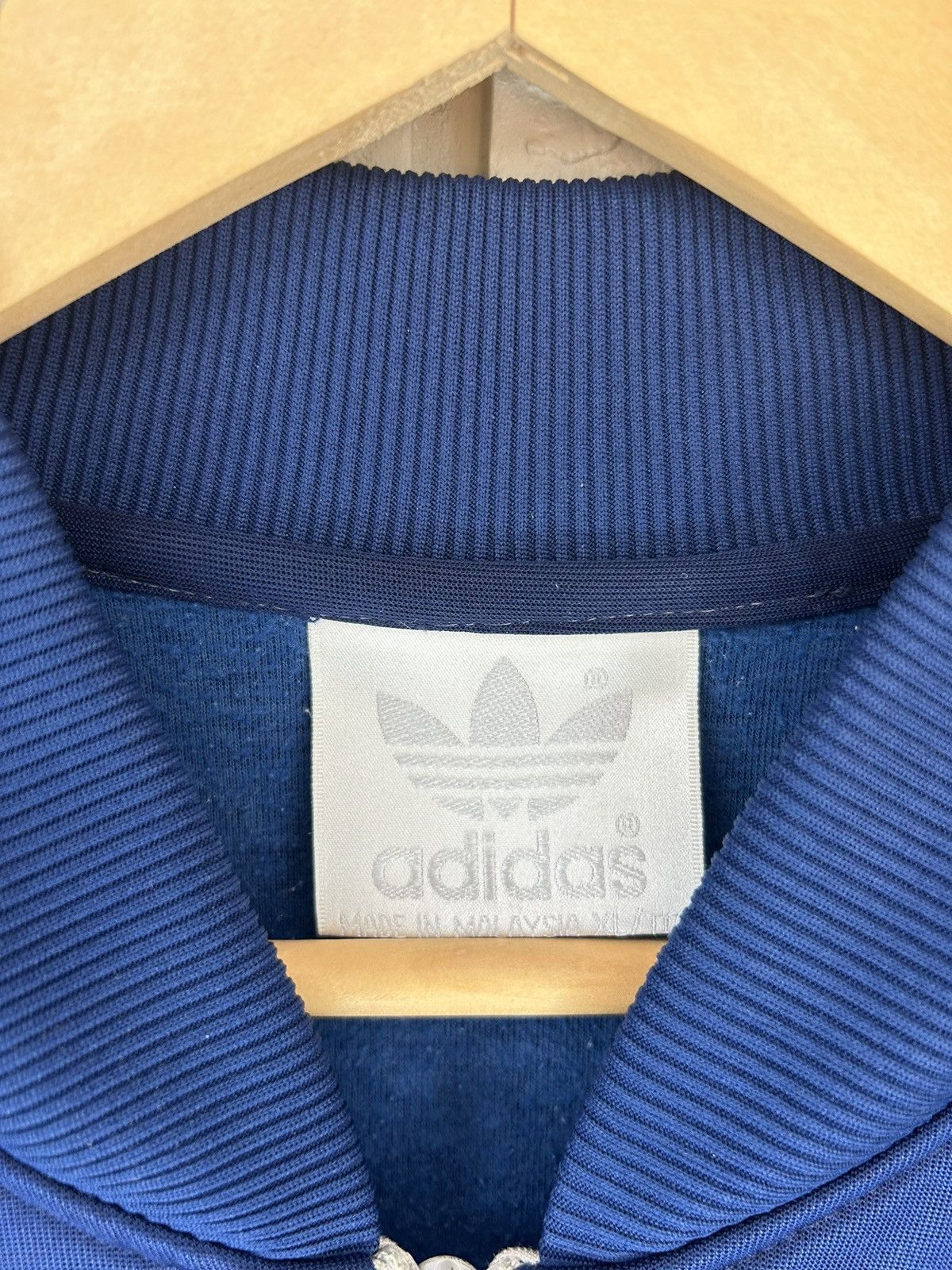 Adidas × Vintage Vintage 80s Adidas Retro Zip Up Track Jacket Size US XL / EU 56 / 4 - 6 Thumbnail