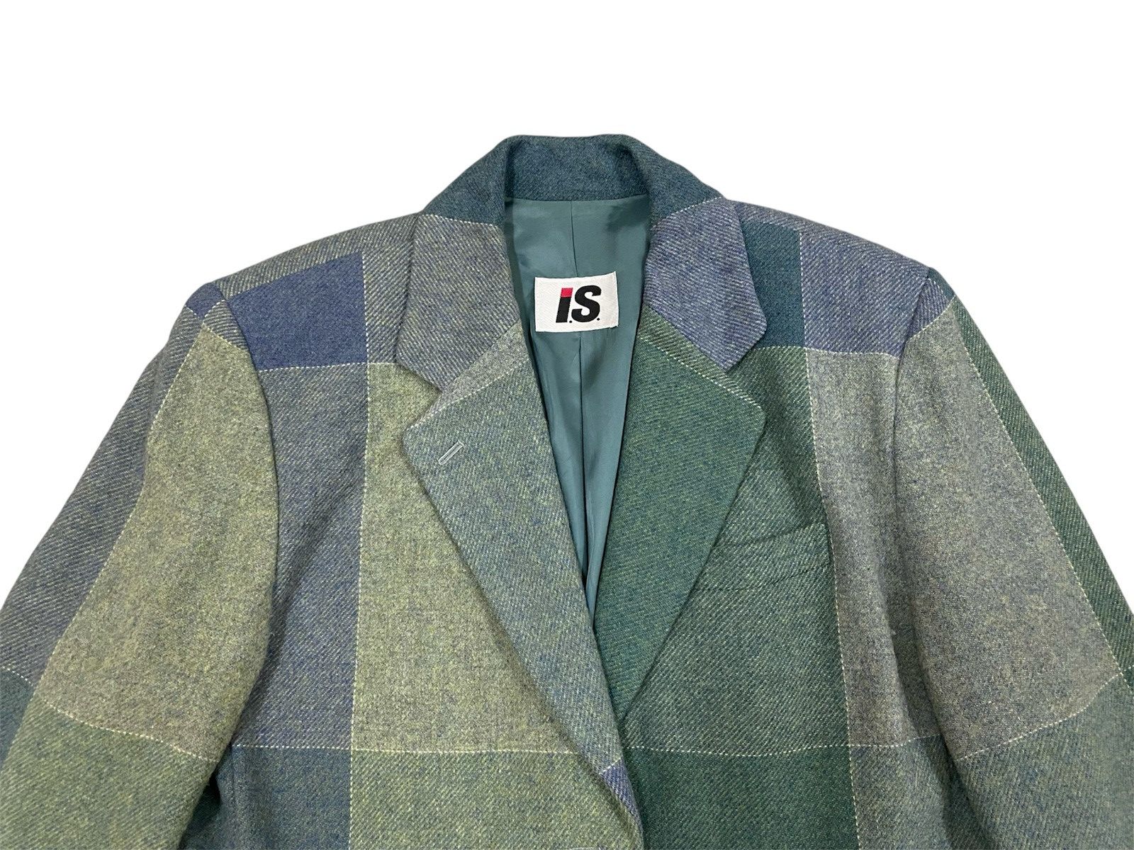 Issey Miyake Issey Miyake Wool Splendor Tweed Patchwork Tailored Jacket Size M / US 6-8 / IT 42-44 - 5 Thumbnail