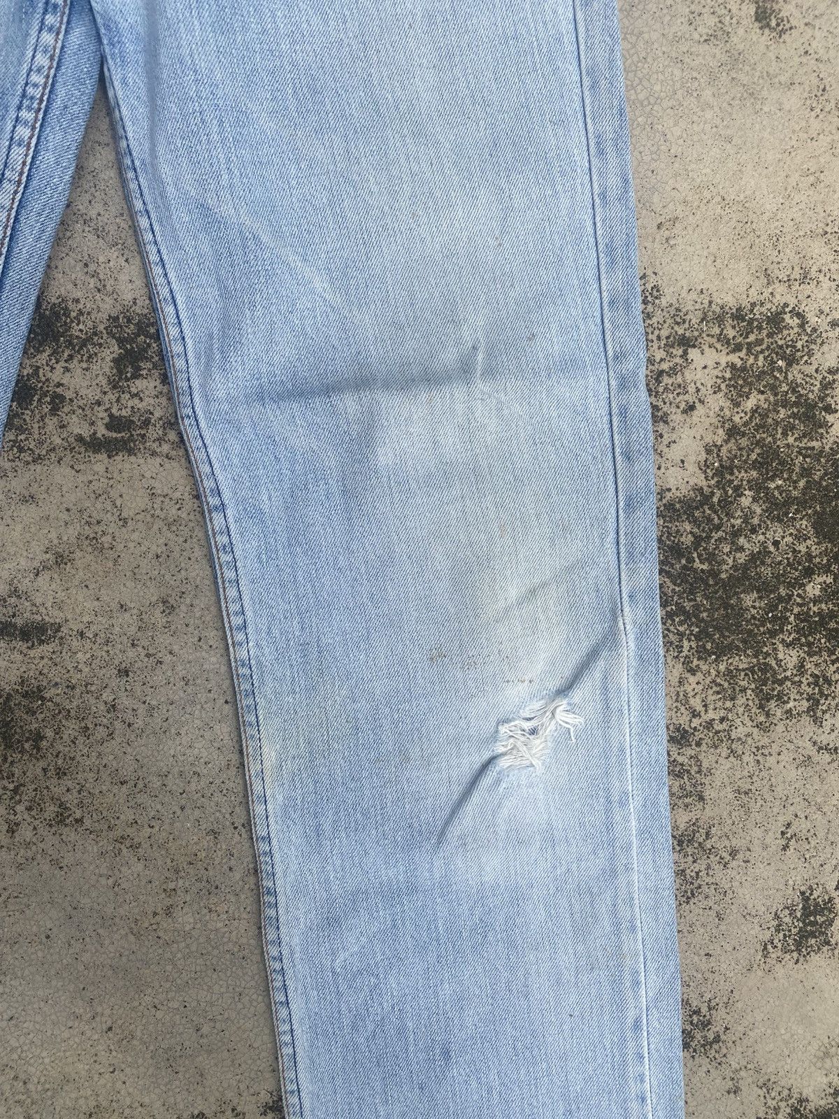Levi's × Levi's Vintage Clothing × Vintage Vintage Levis 501 Straight Cut Faded Blue Size US 29 - 8 Thumbnail