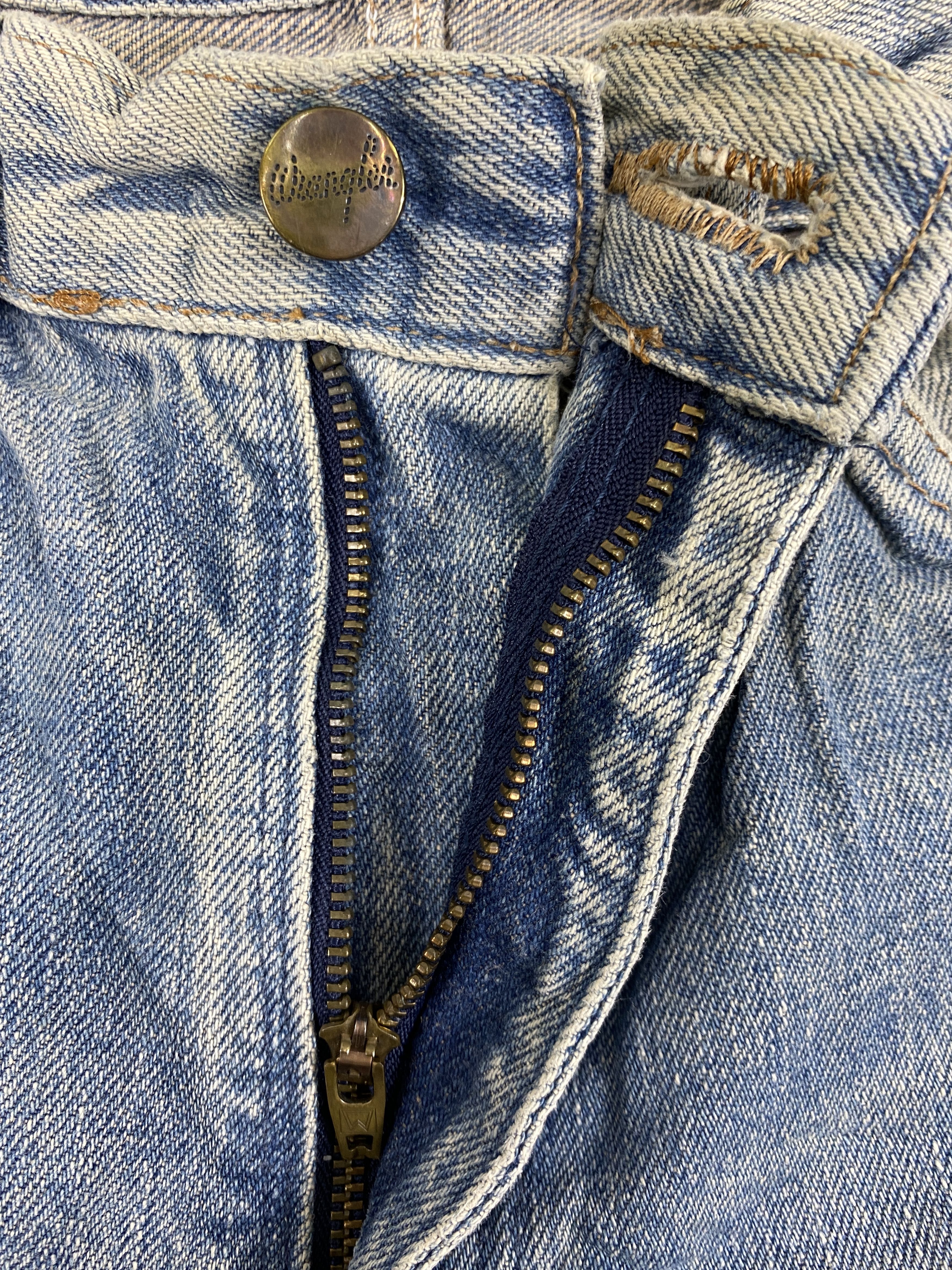 Japanese Brand Vintage Wrangler Flare Jeans 27x33.5 Denim- JN3804 Size US 27 - 6 Thumbnail