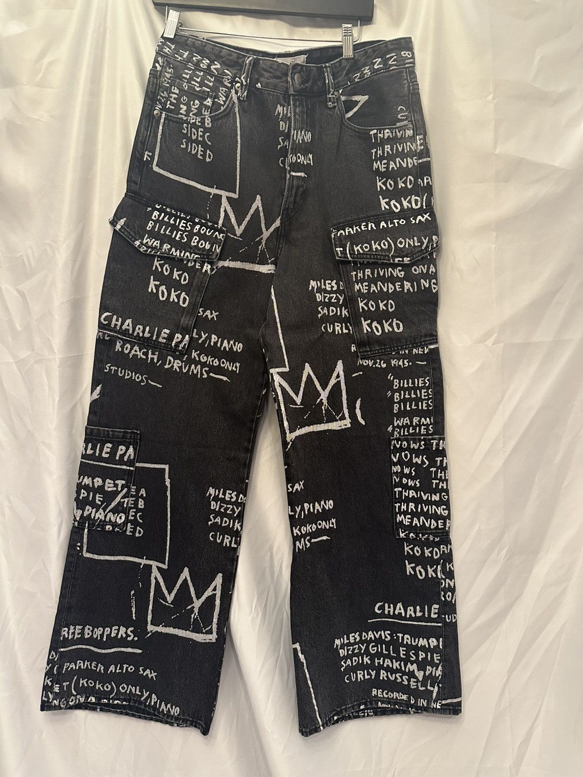 H&M × Jean-Michel Basquiat × Who Decides War JMB x H&M x Who Decides War Denim Size US 32 / EU 48 - 1 Thumbnail
